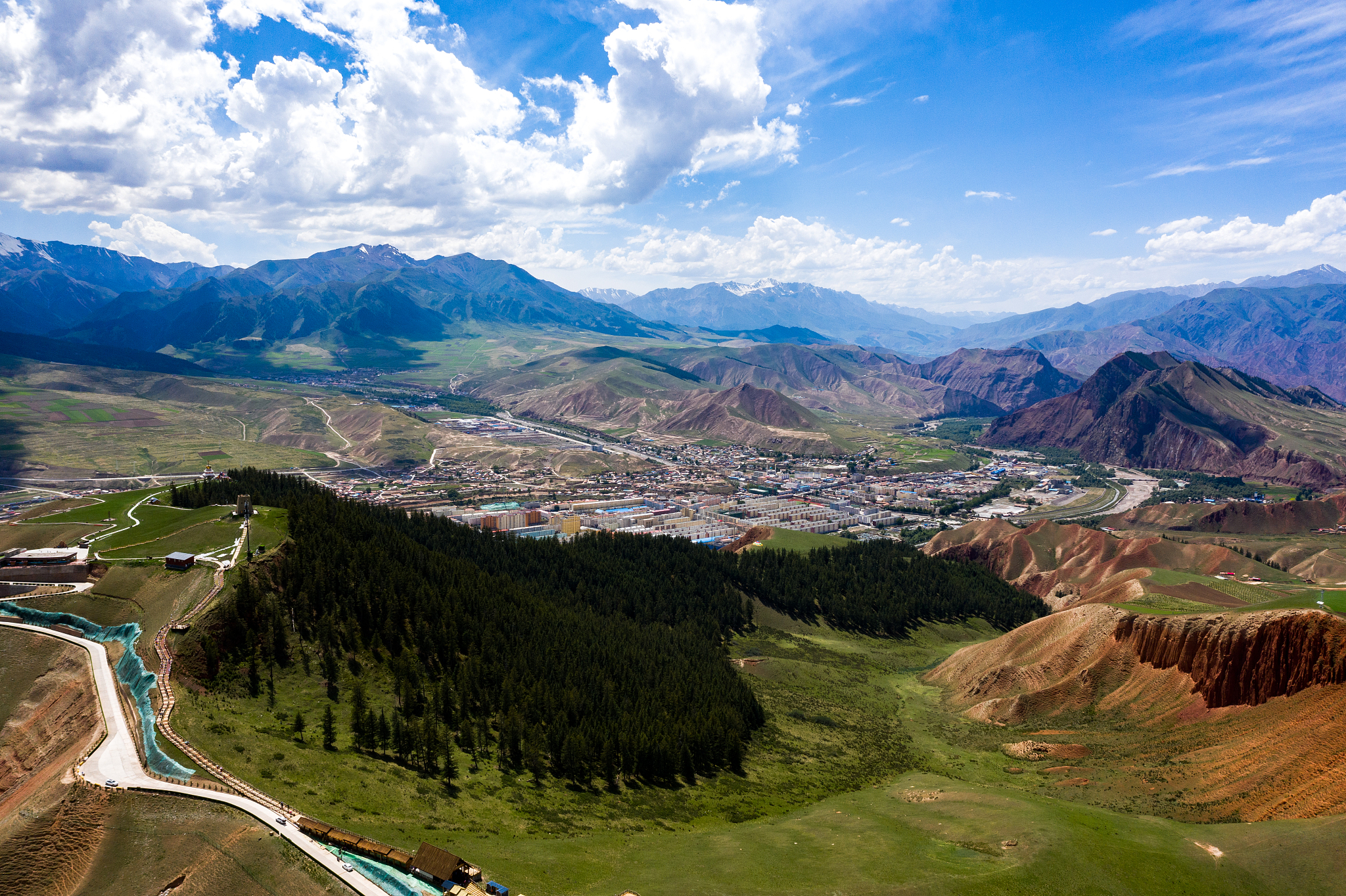 qinghai qilian zall mountain