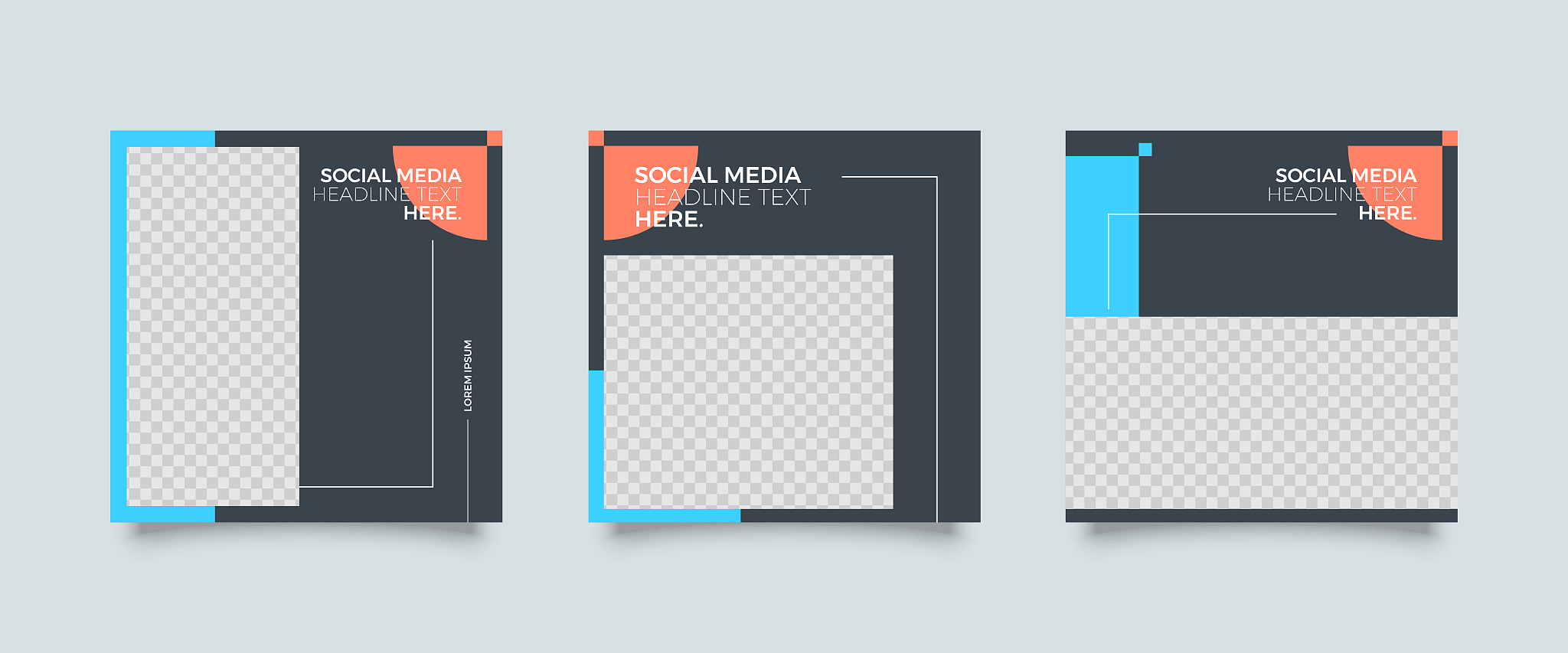 social media post template