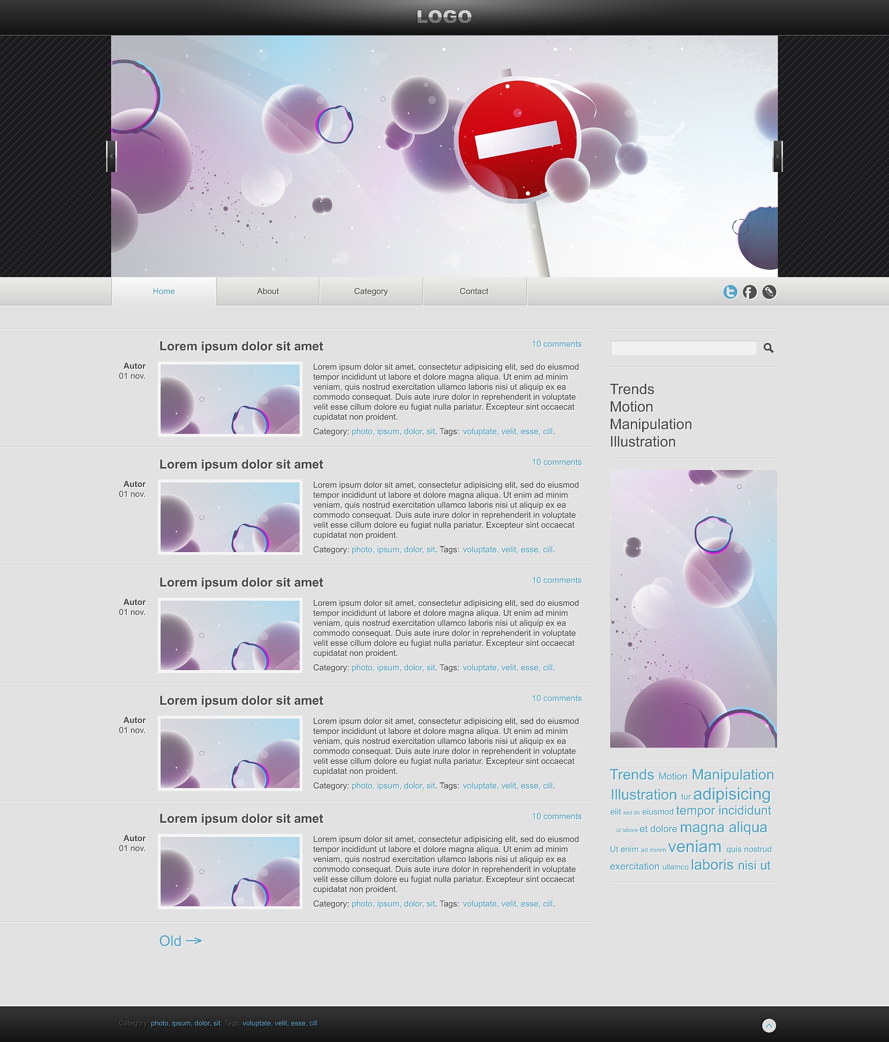 template site