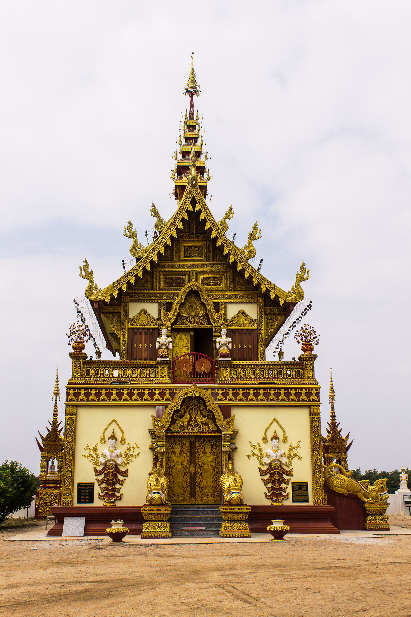 lanna chapel of temples in chiangrai thailand