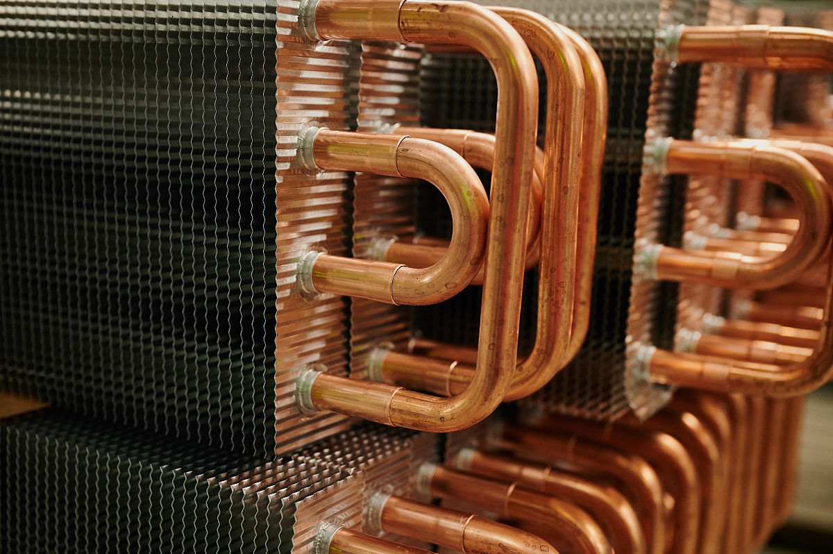 自然能热泵储能翅片的热交换管