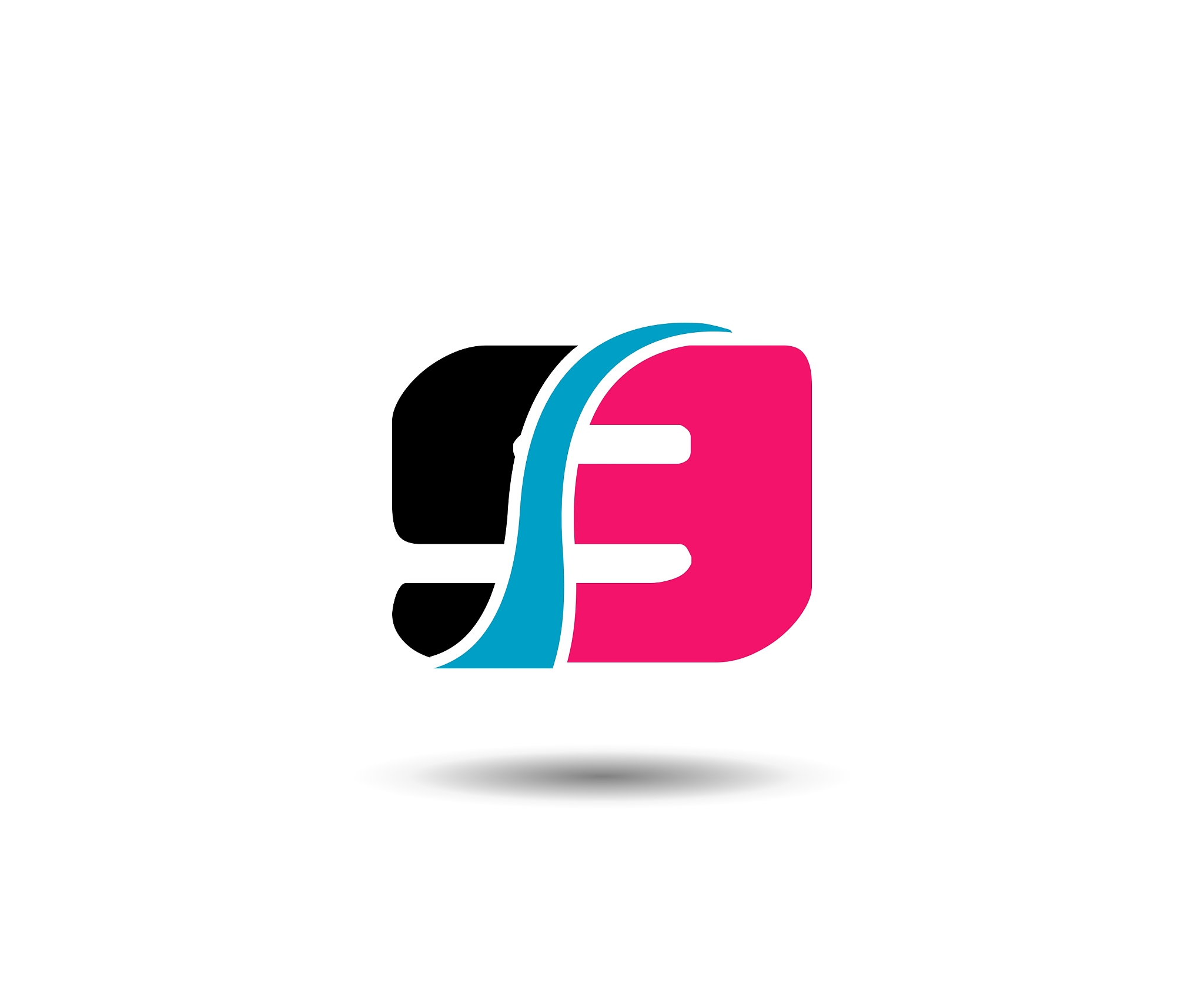 number nine 9 logo icon template elements
