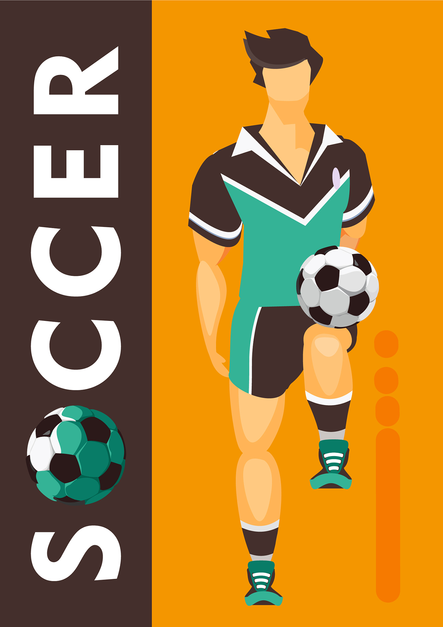 soccer player poster