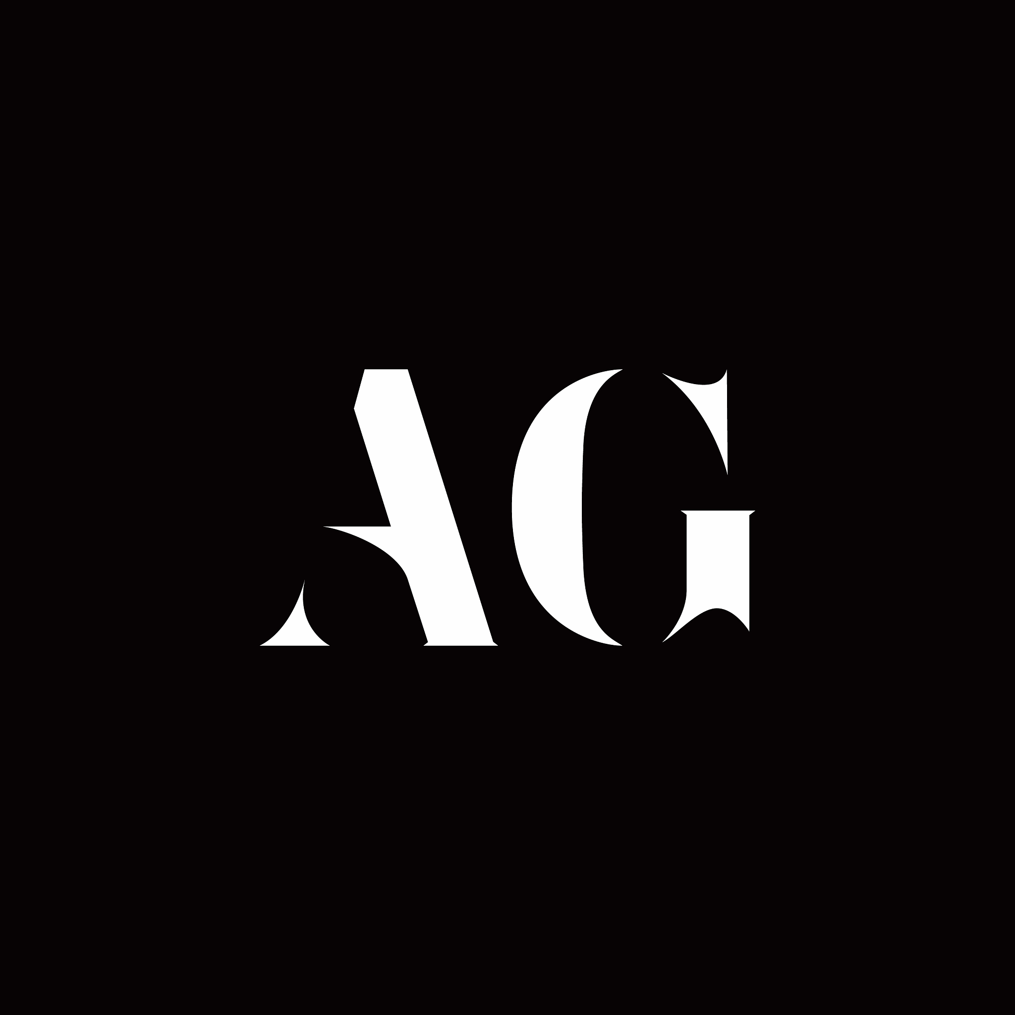 ag logo letter initial logo designs template
