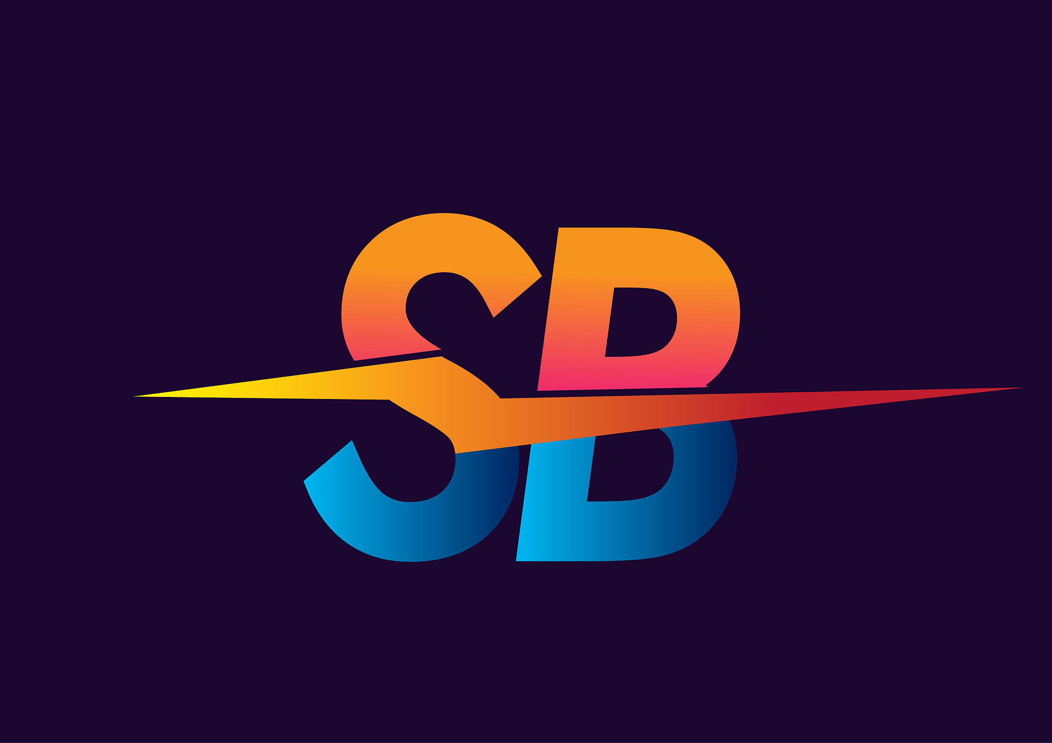 initial letter type with lightning icon