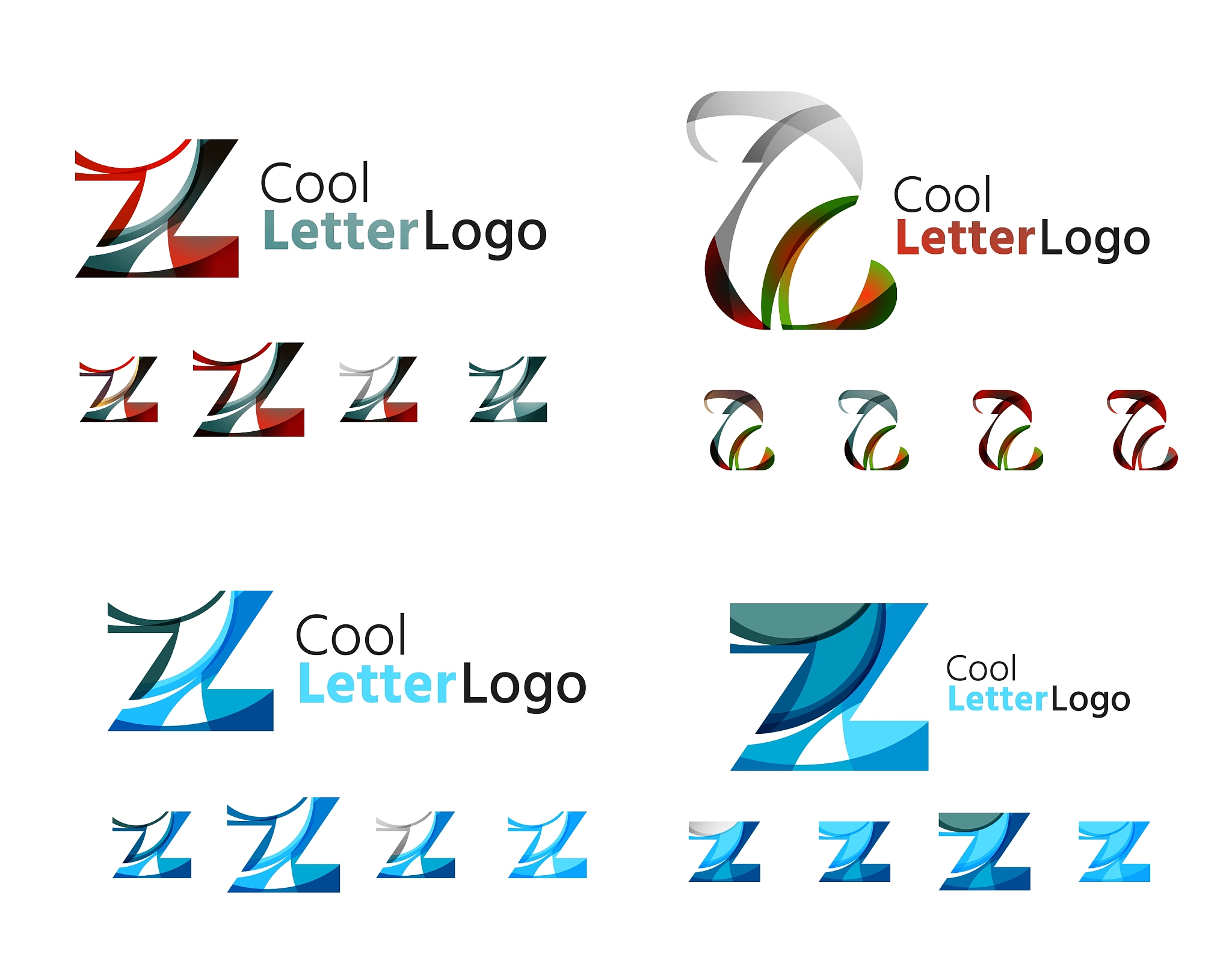 letter business emblem collection