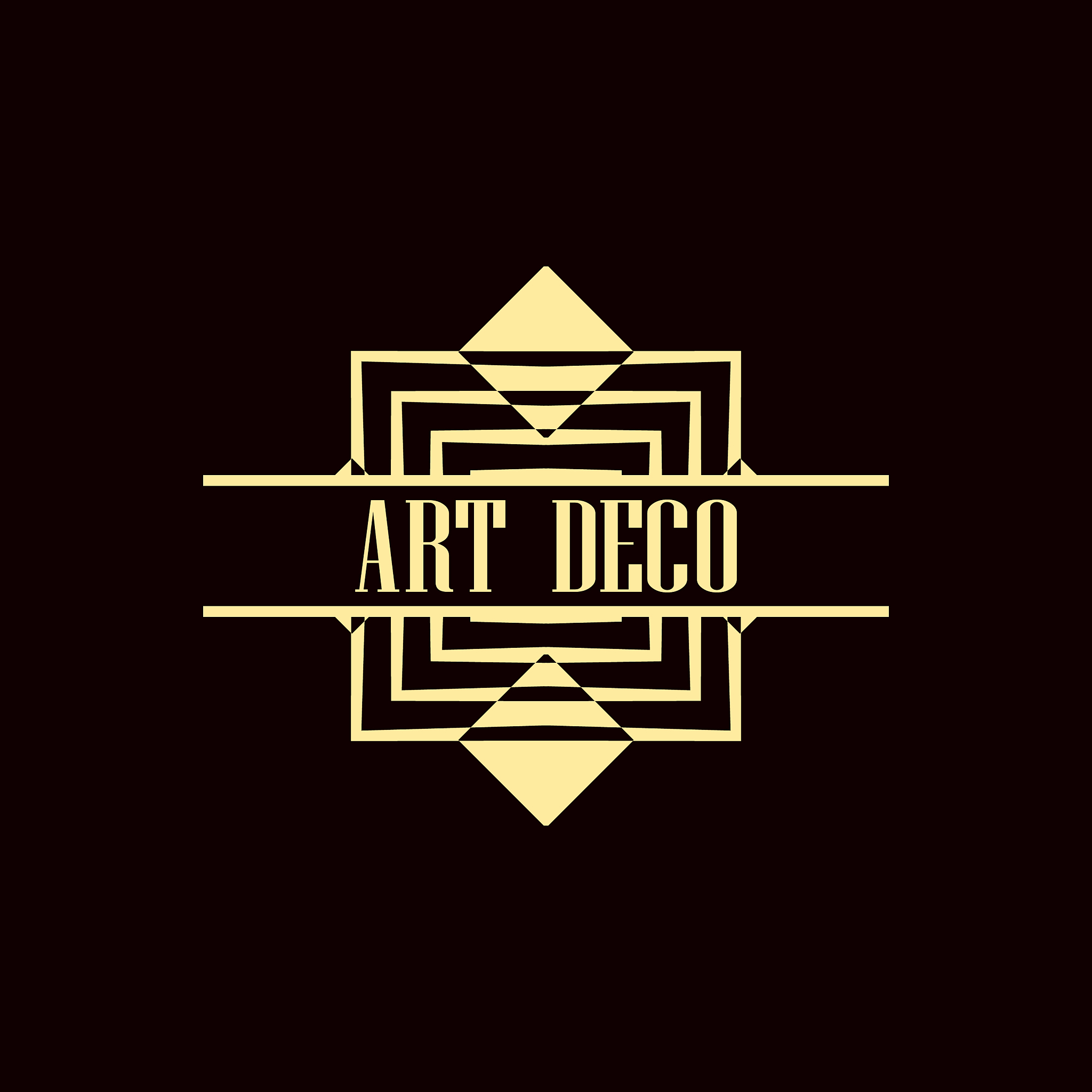 art deco logo