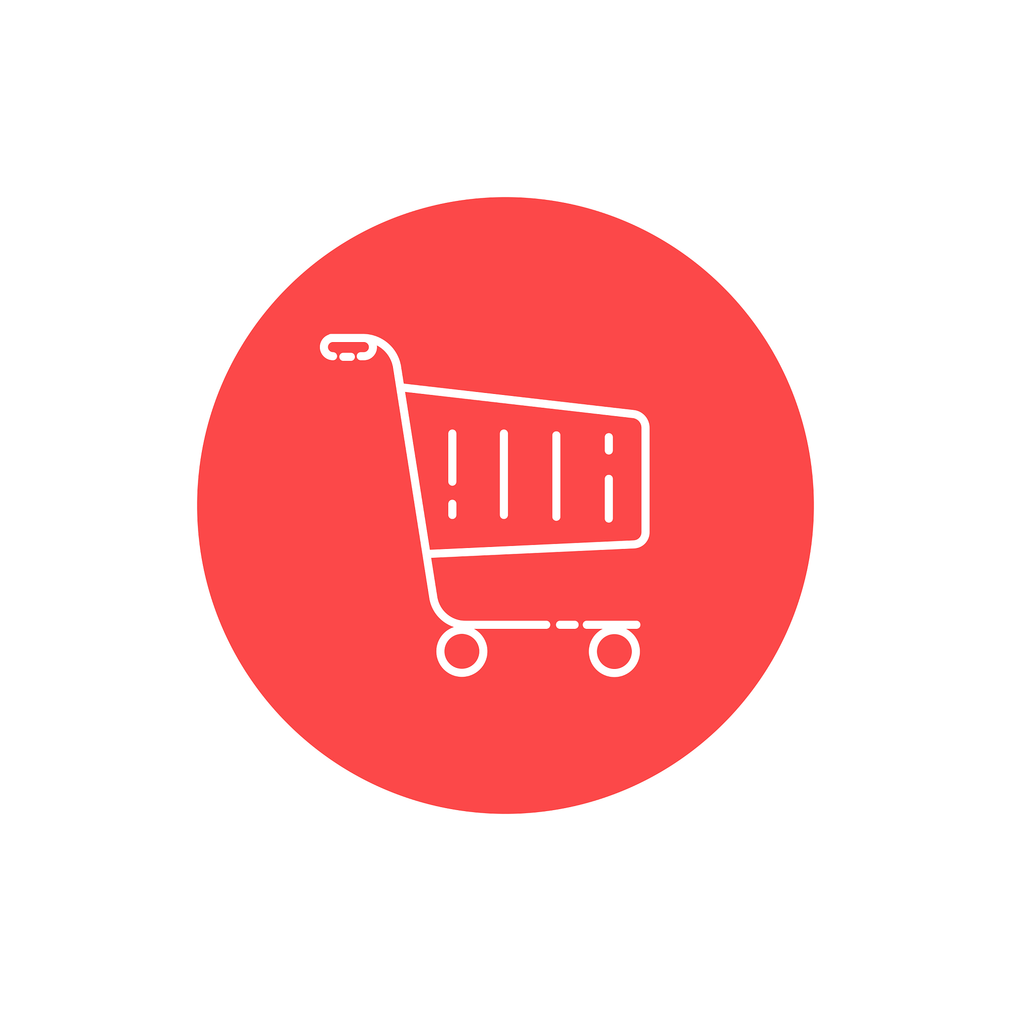 shopping cart icon.