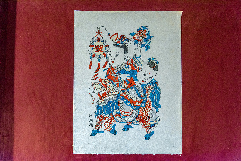 一心向党，跟党走：传统年画设计构思