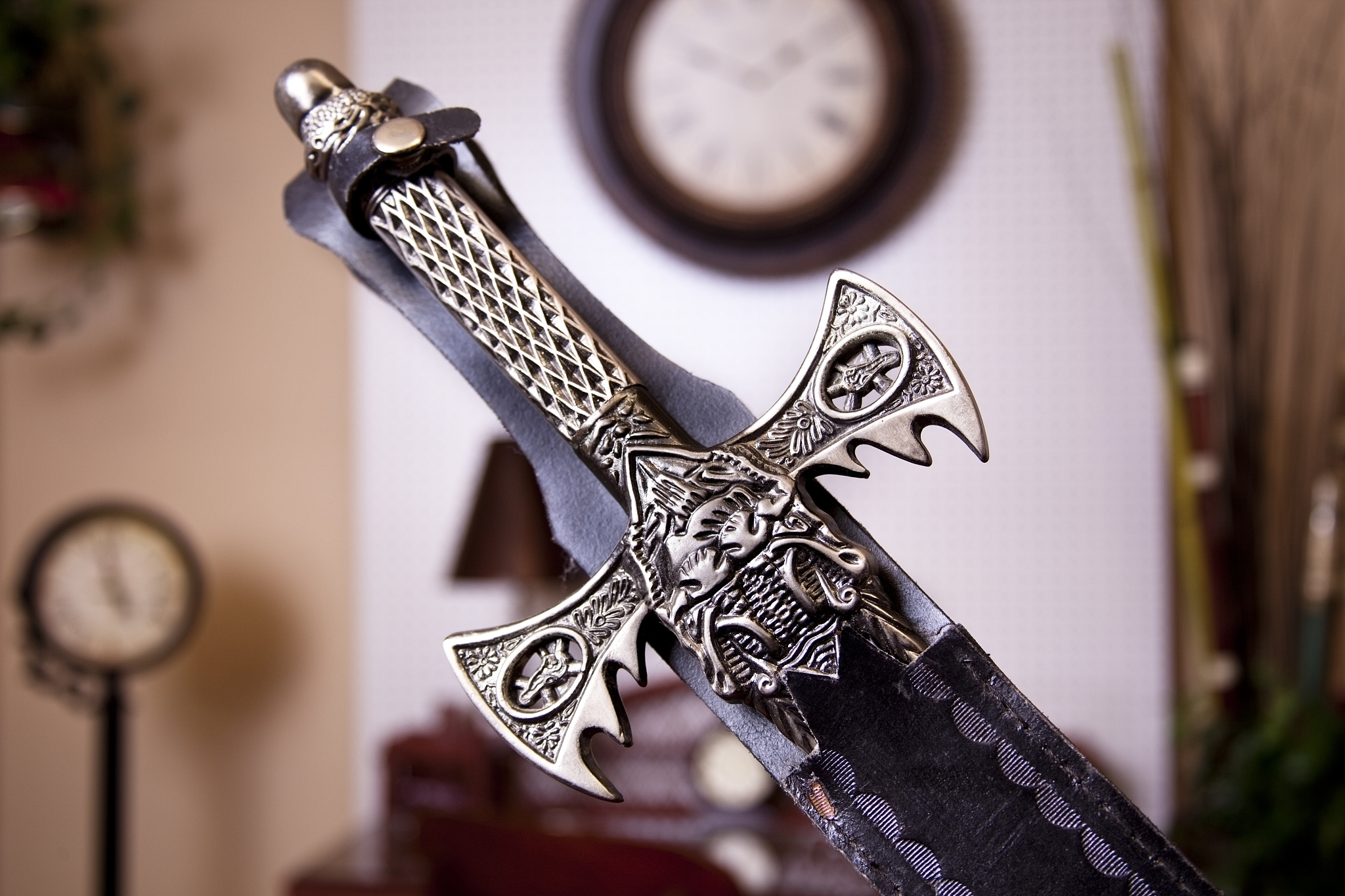 sword handle and scabbard