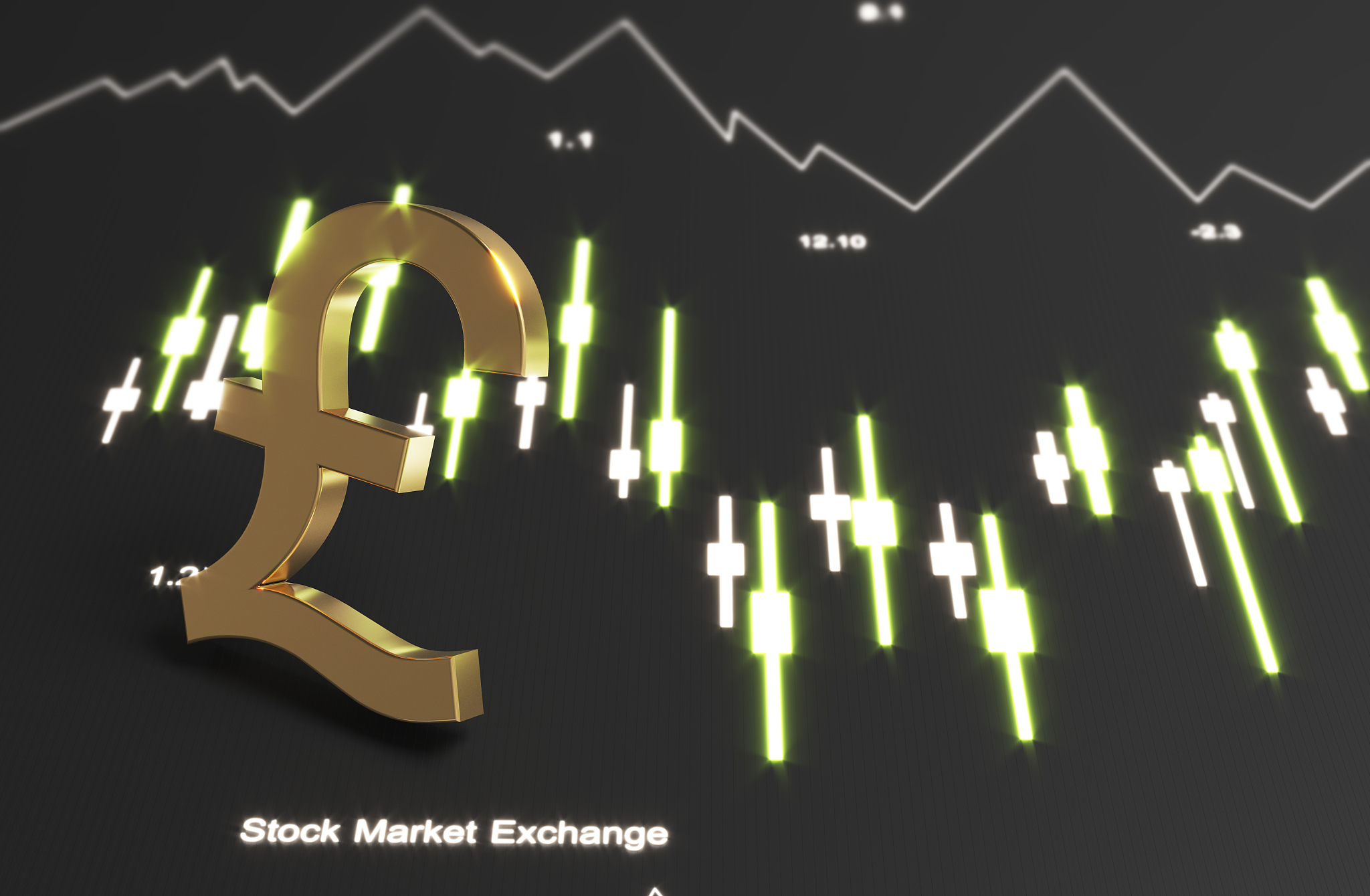finance chart concept