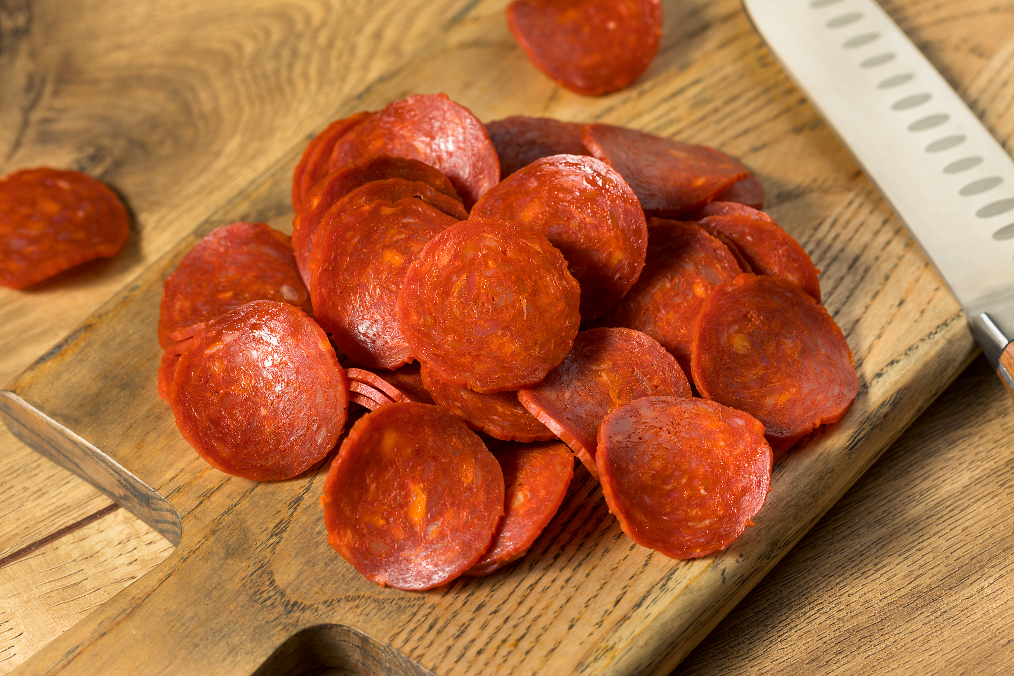 organic uncured italian pepperoni slices