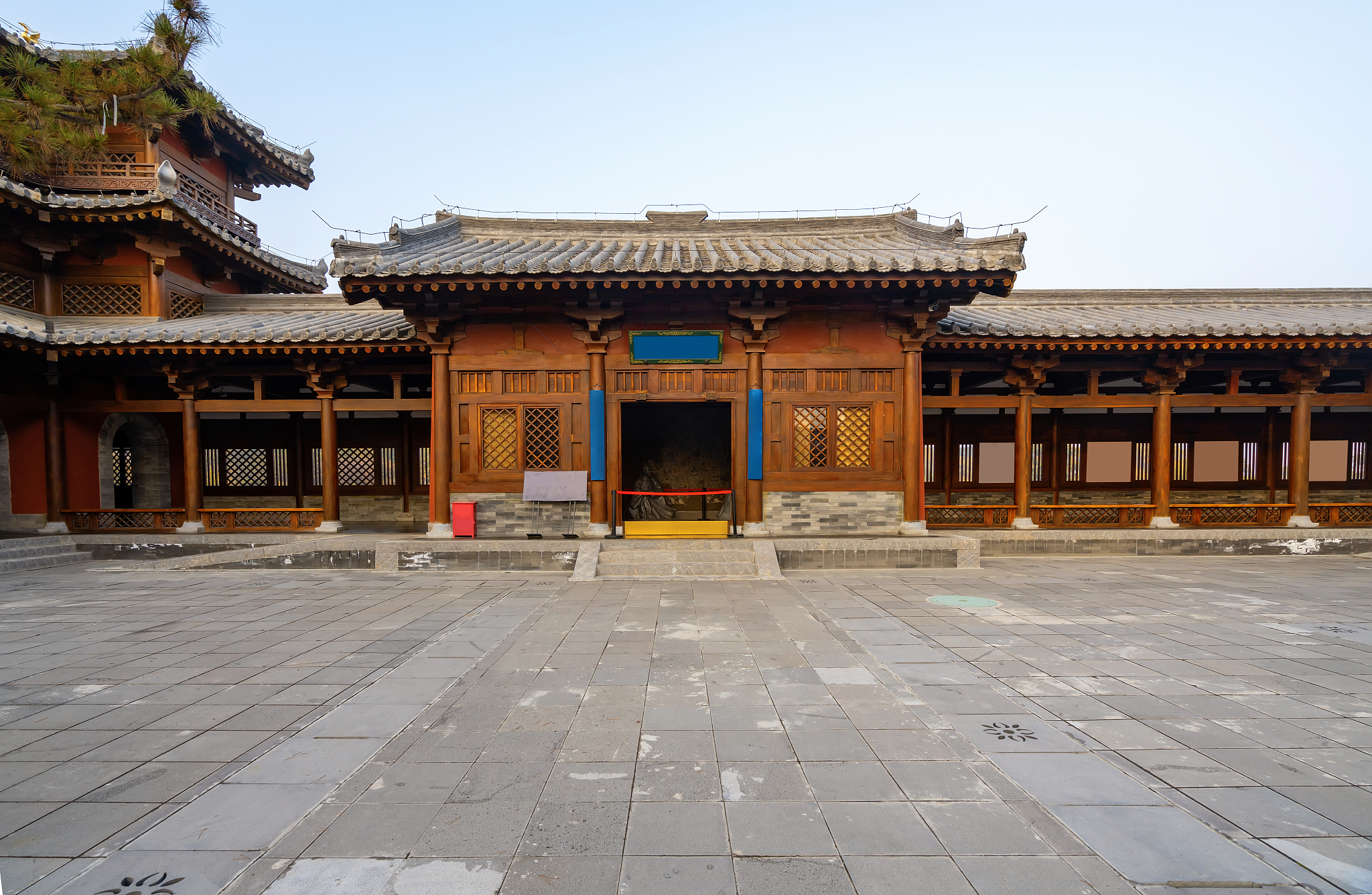 ancient architecture park of han dynasty in taiyuan, shanxi, chi