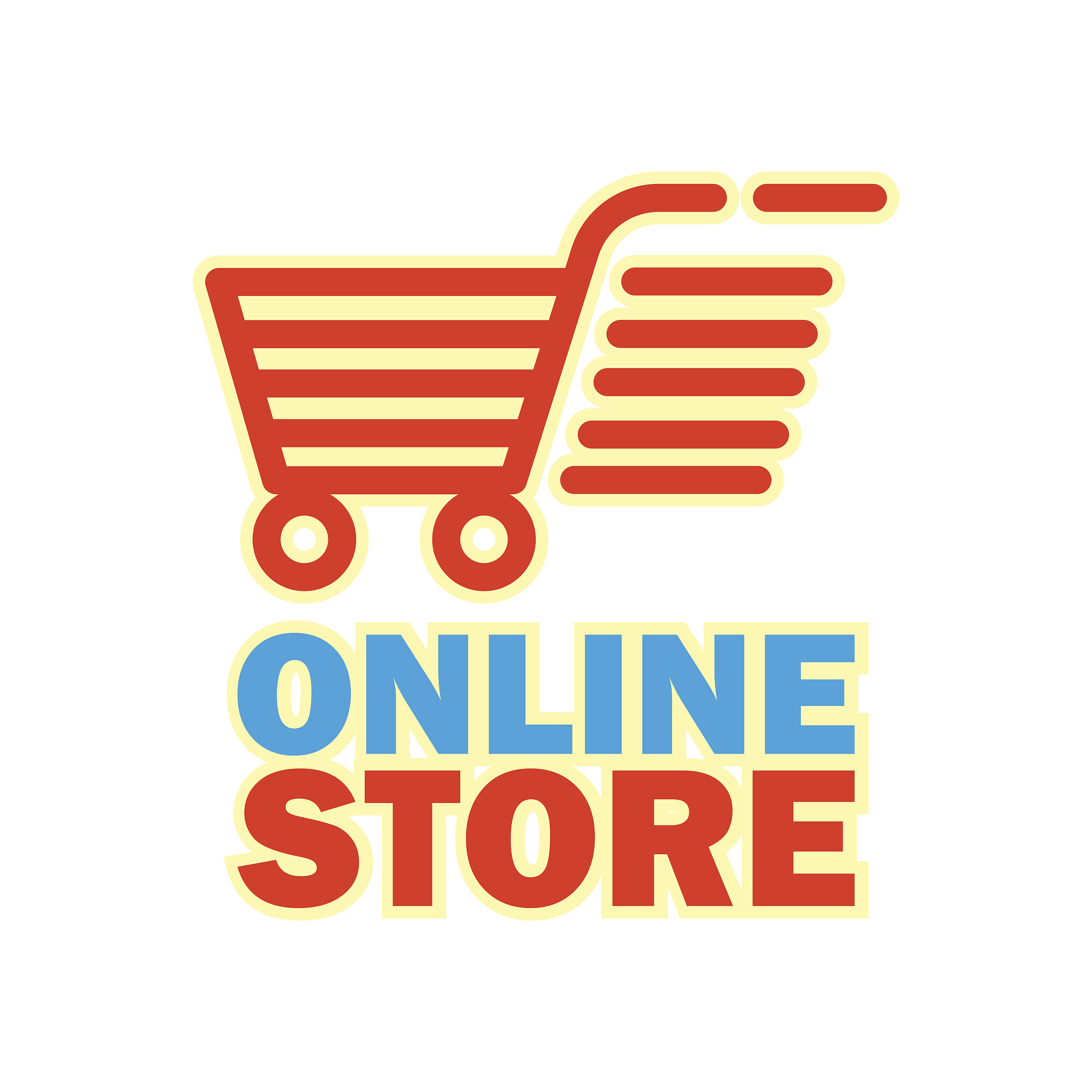 online store / online shopping icon for your business online. ve