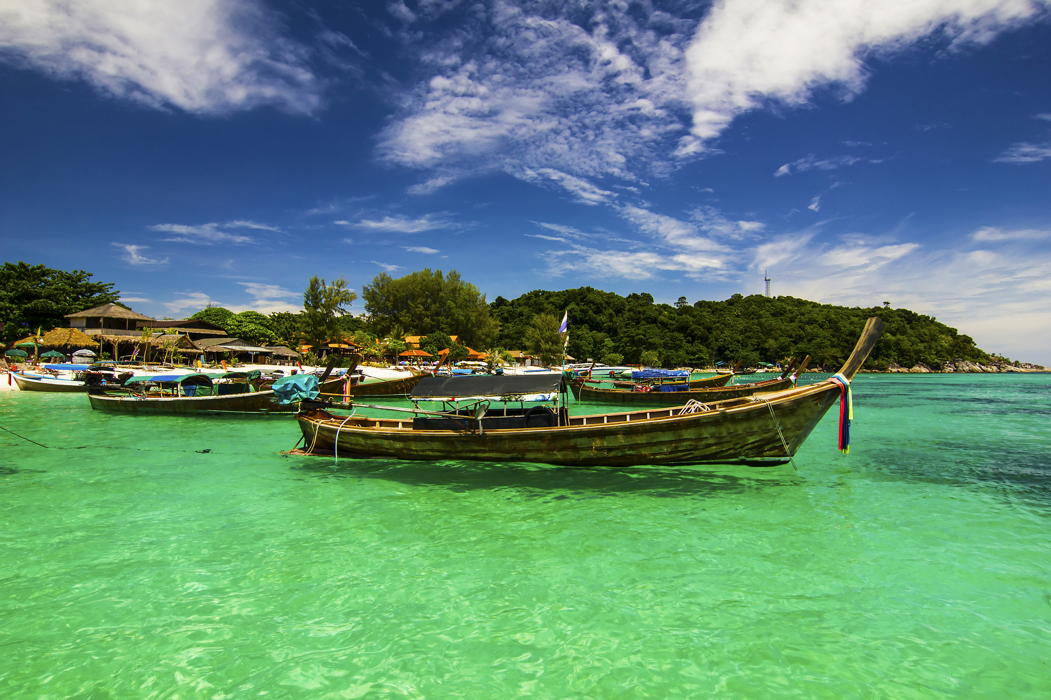 beautiful beach on koh lipe andaman sea