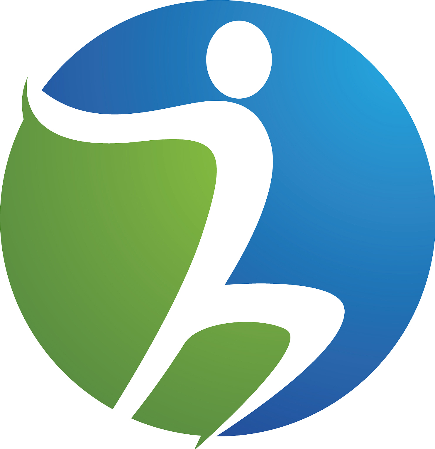 human character logo sign