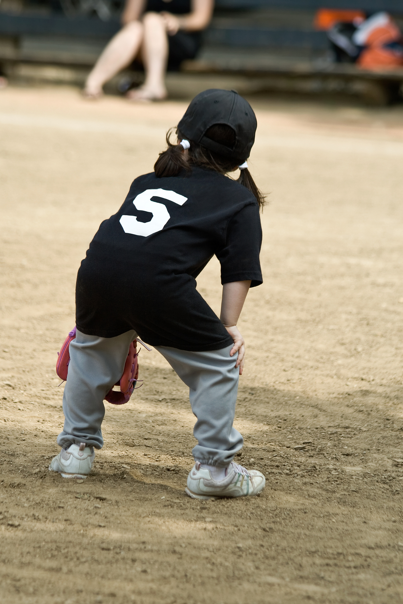 girl t-ball player