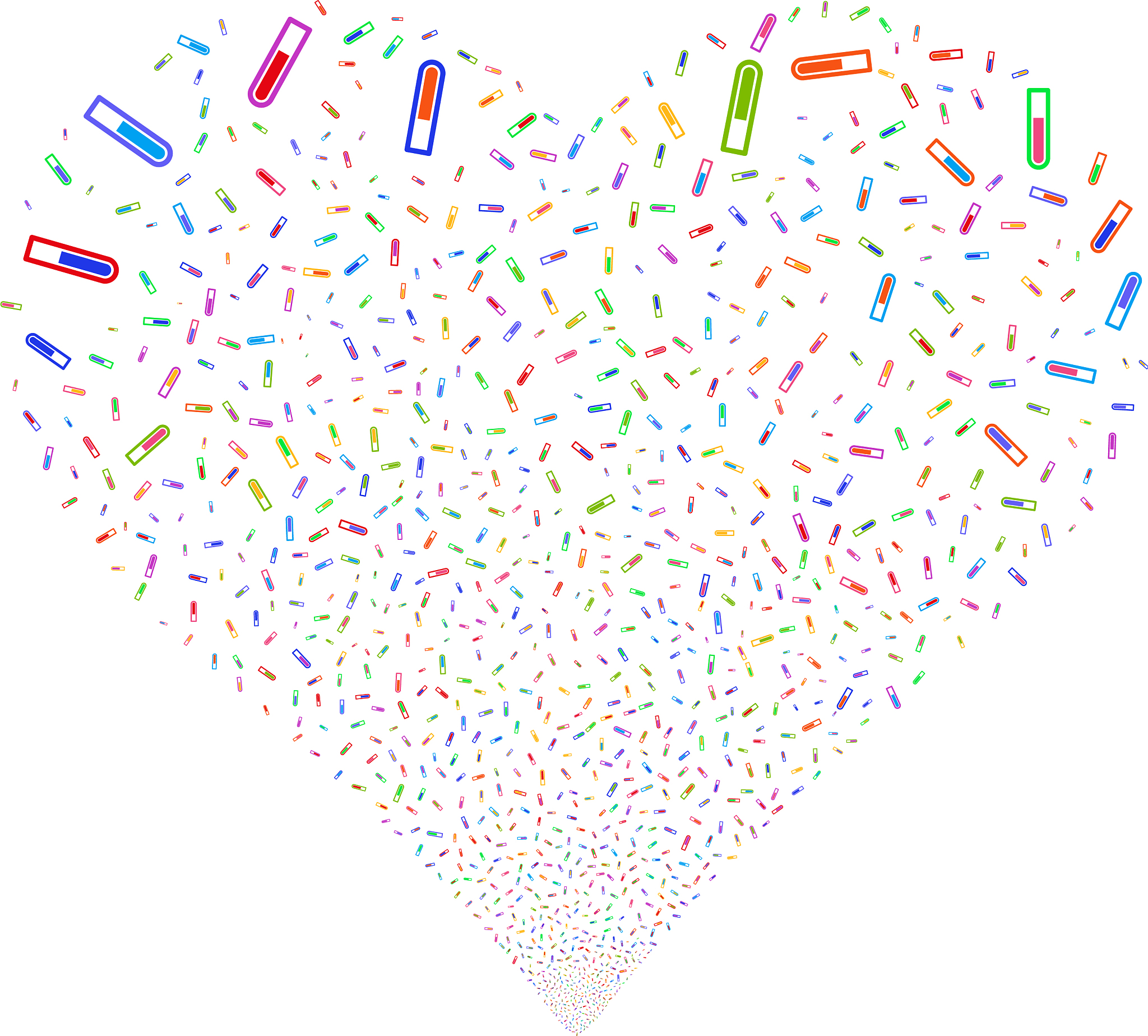 test tube fireworks heart