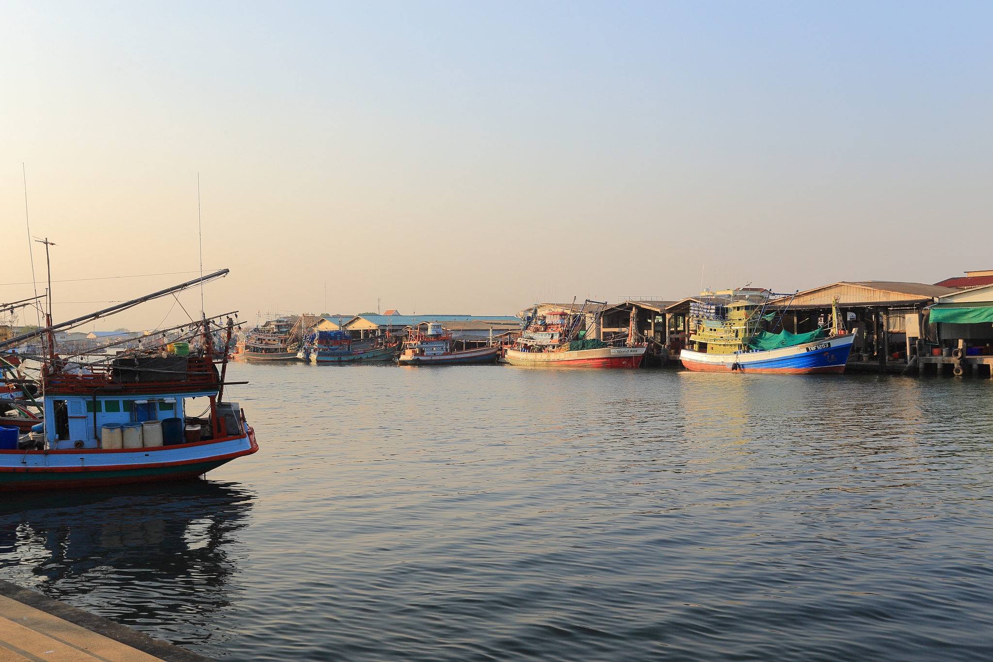 fishing port in thailand