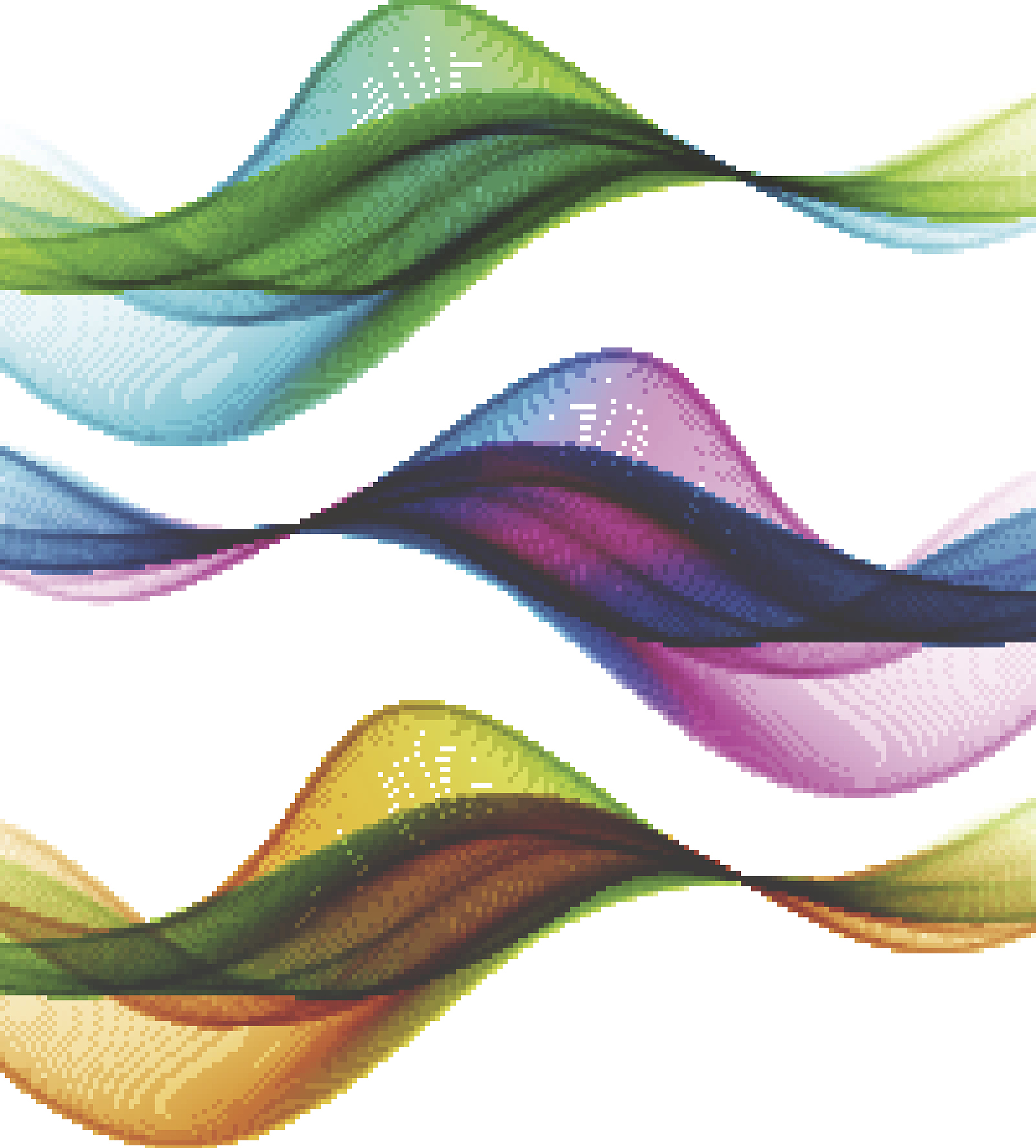 abstract color waves
