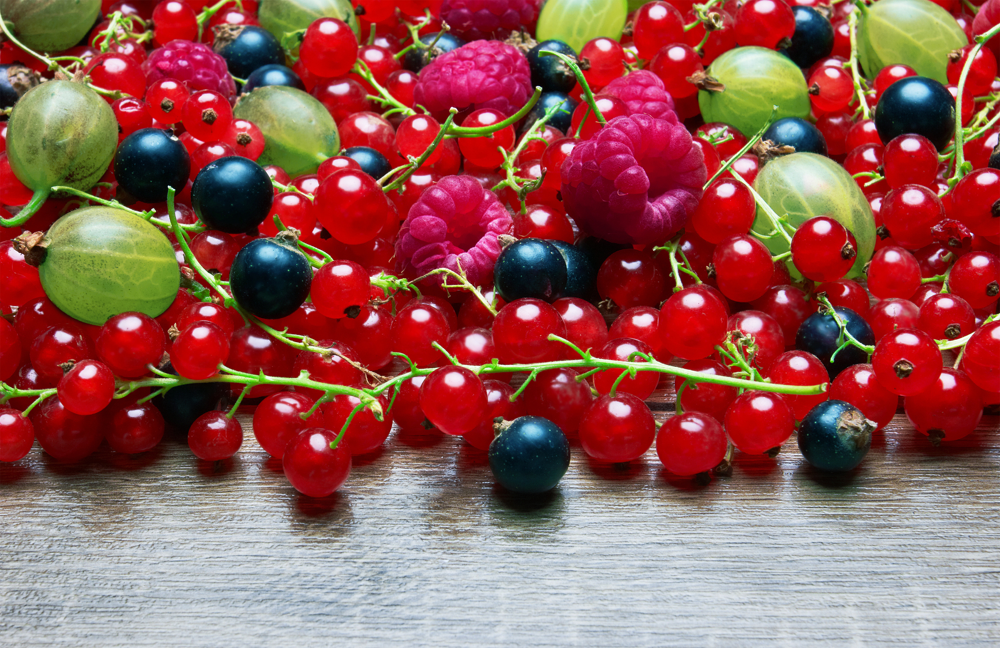mixed berries background