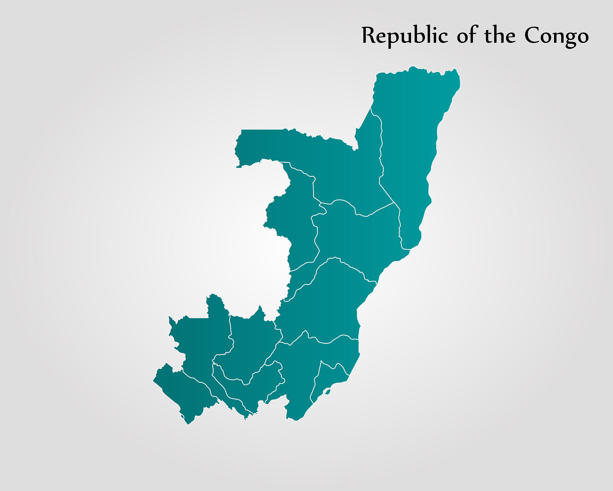 map of congo