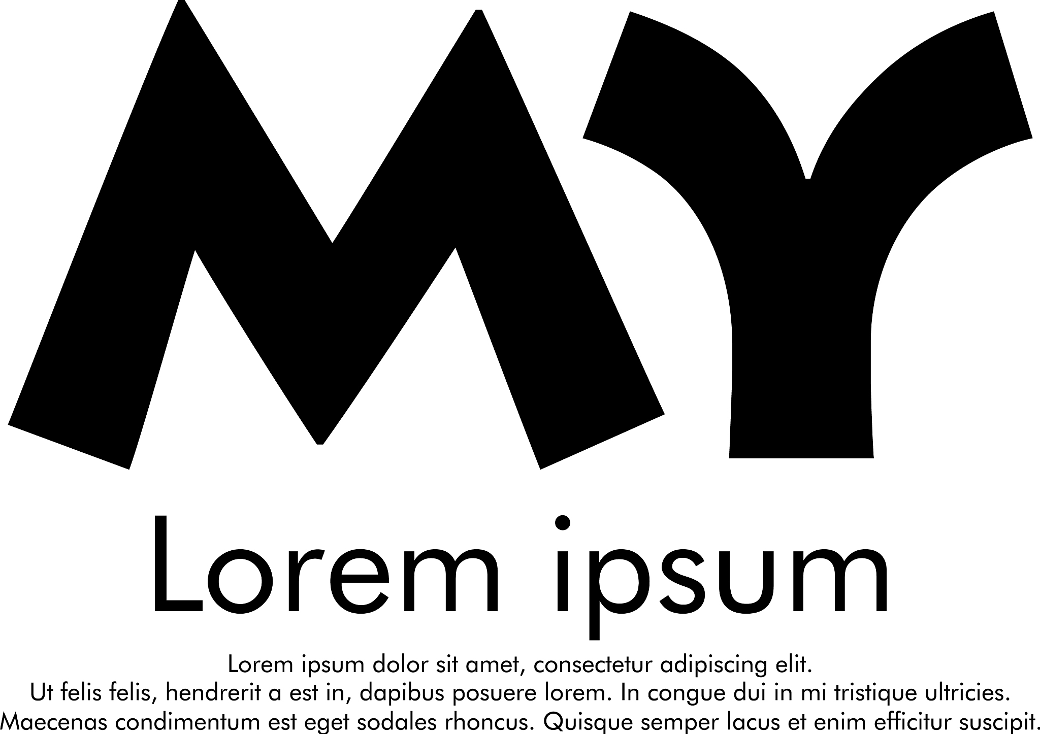 m y my initial abstract logo concept
