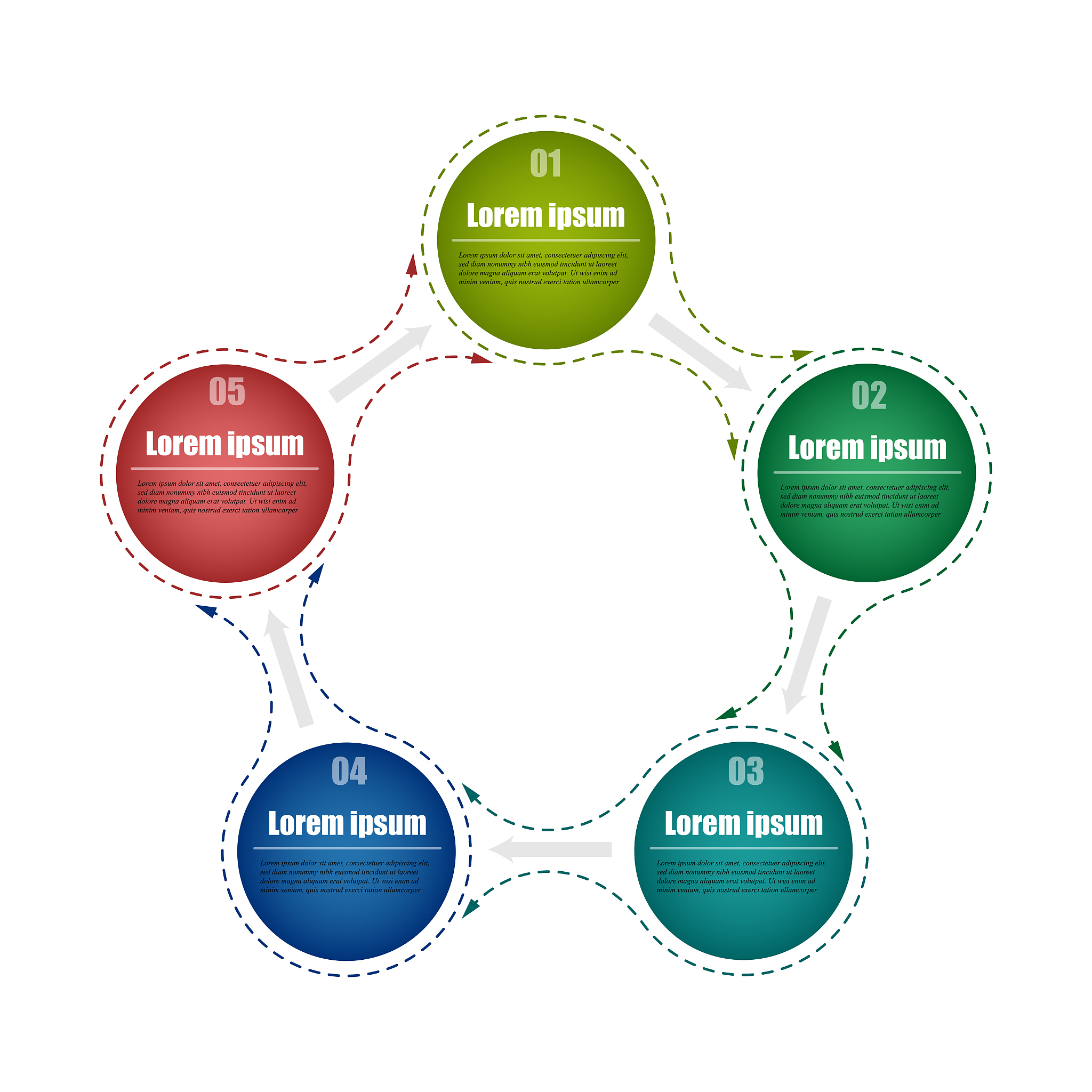 circle infographic template