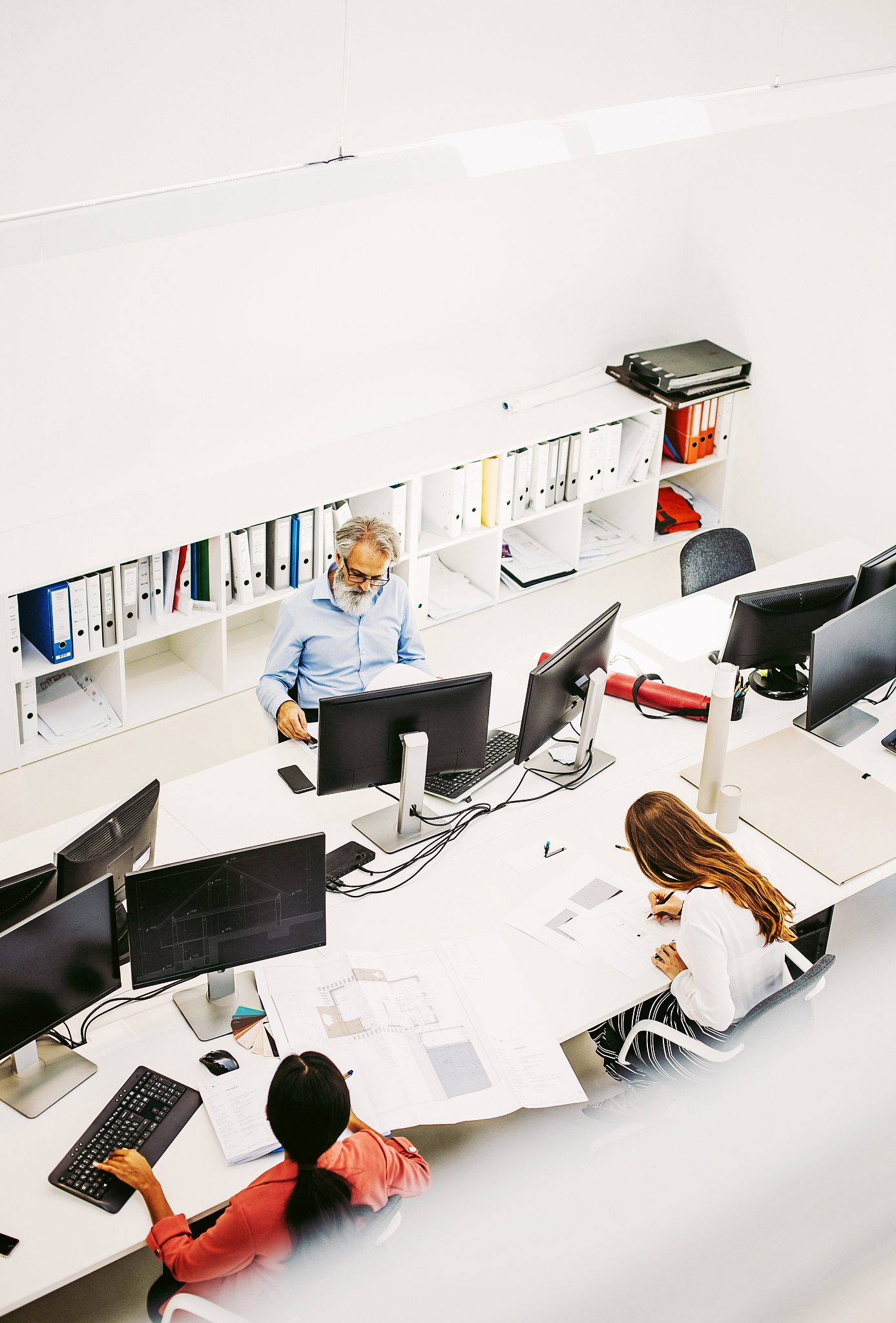 business people working in the office