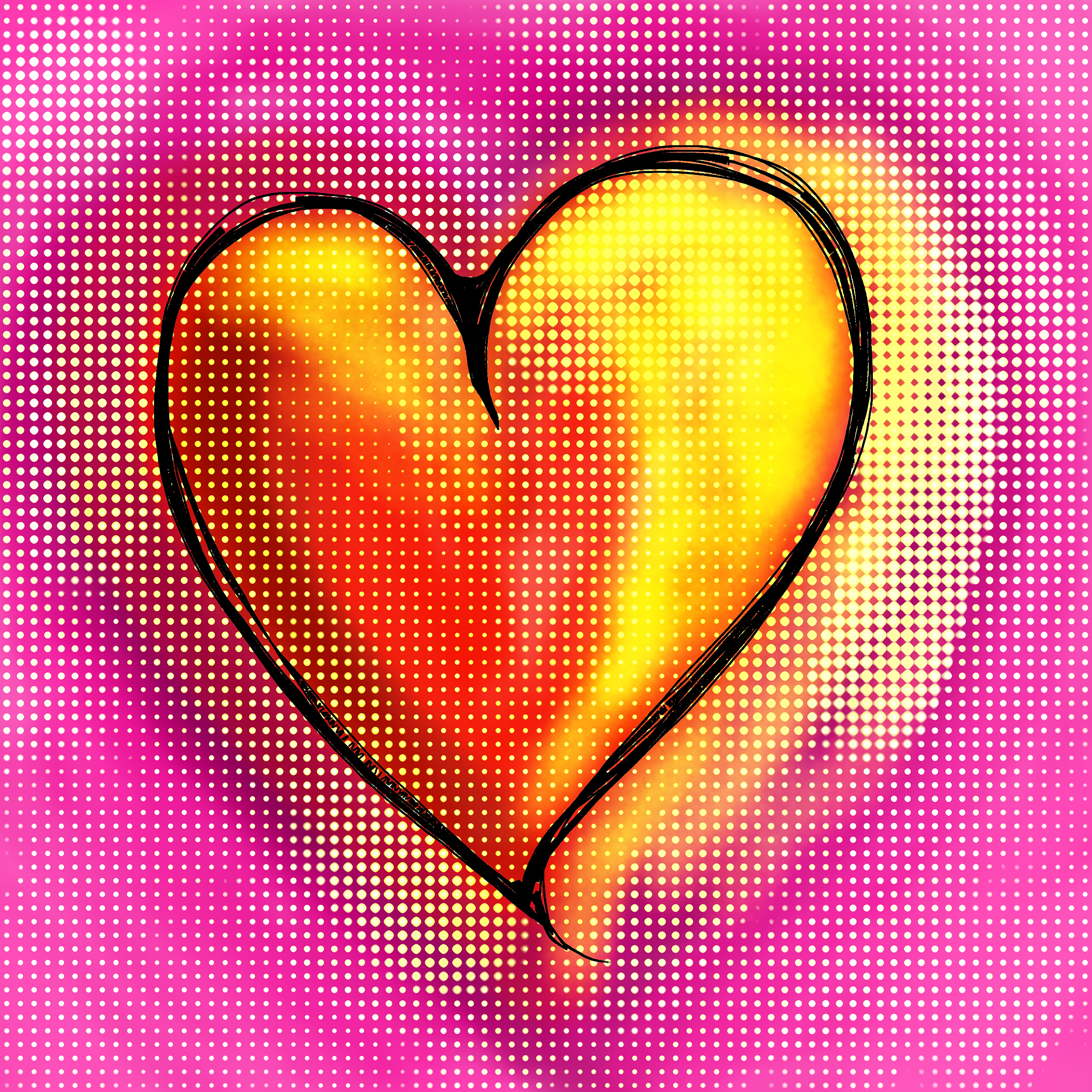 用 Python 代码绘制红心：带闪烁星星和文字