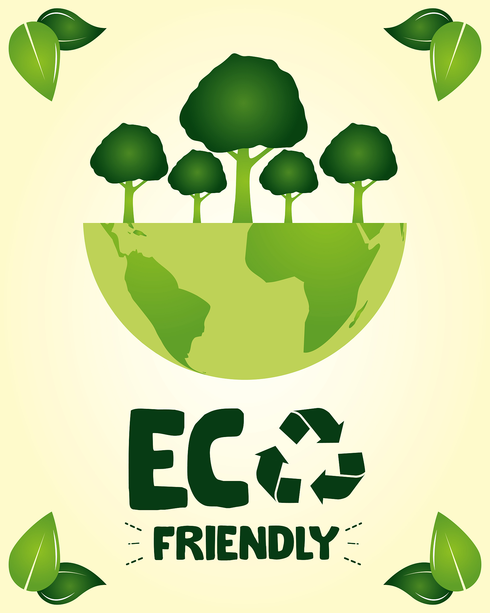 eco friendly planet design image