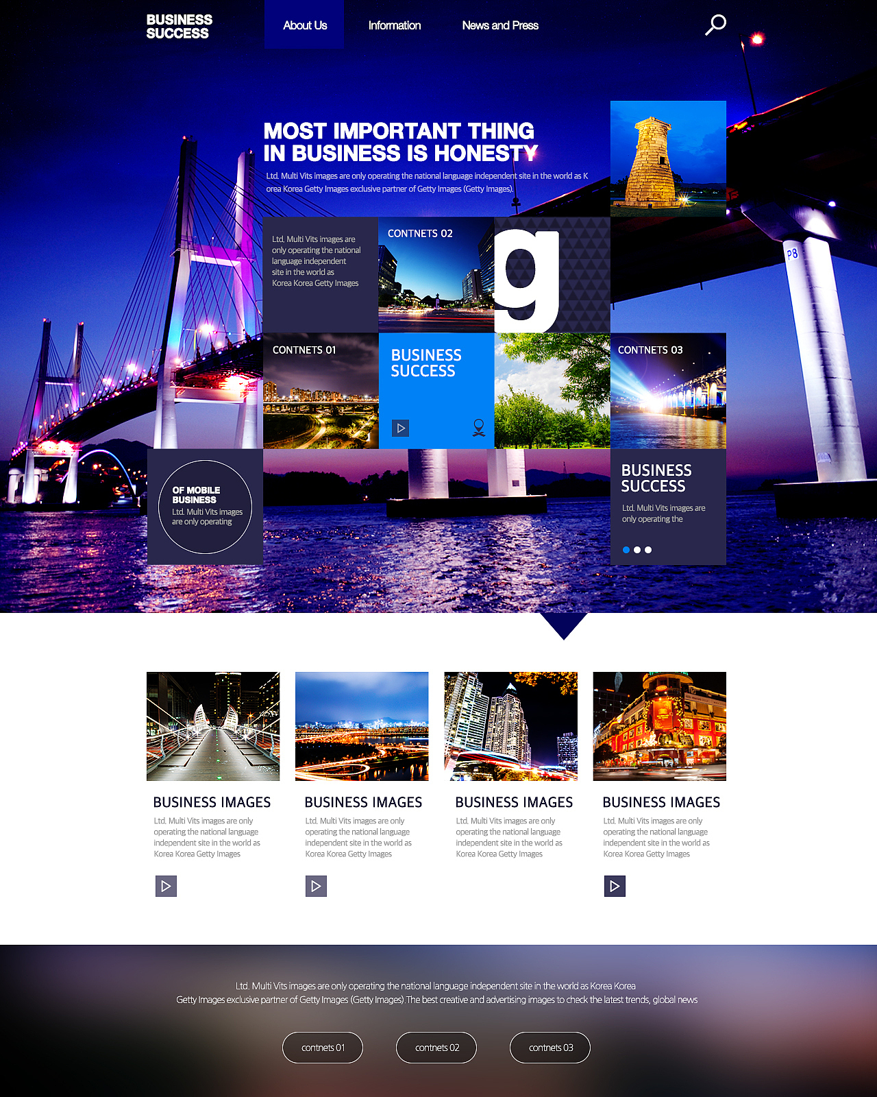 template web business