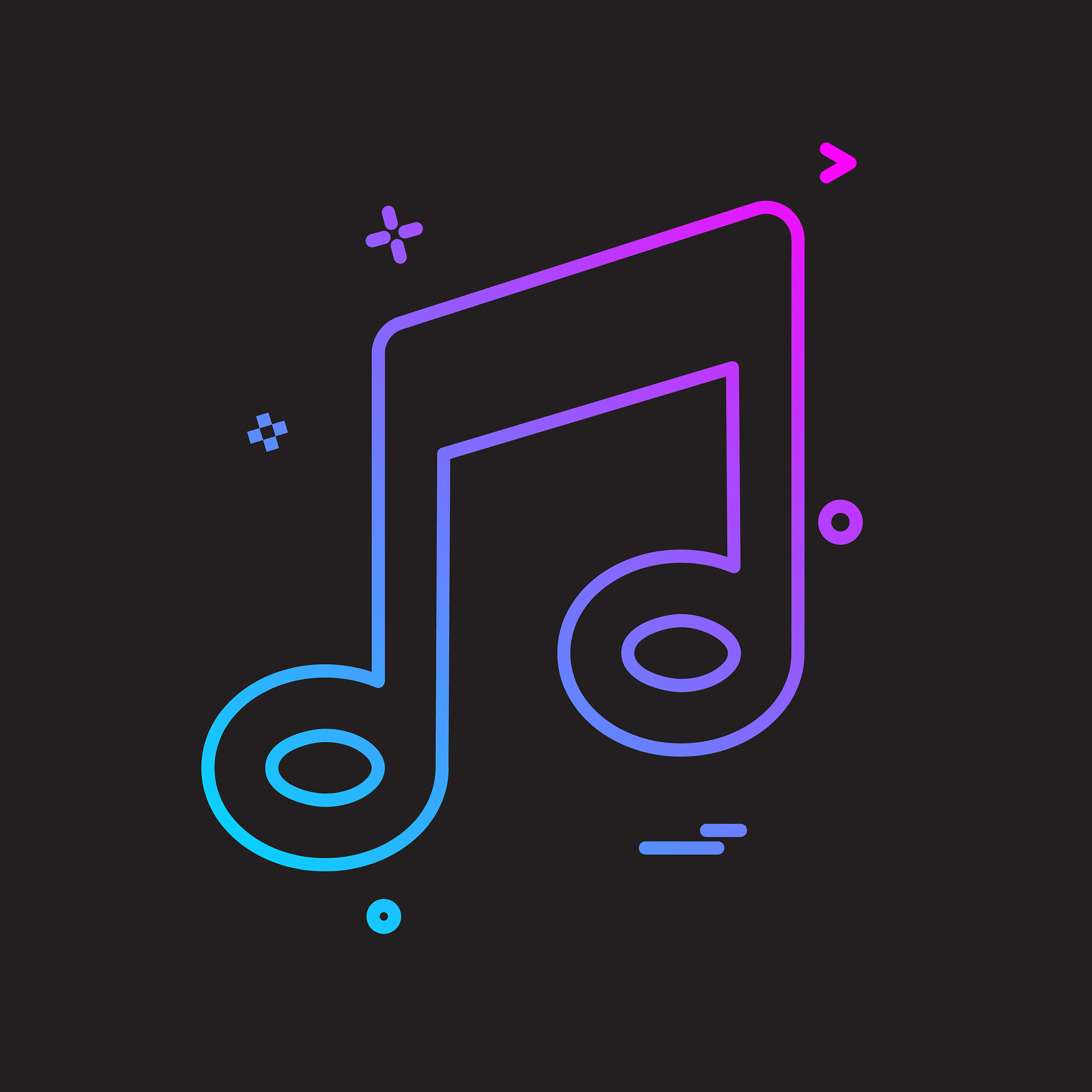 music icon design