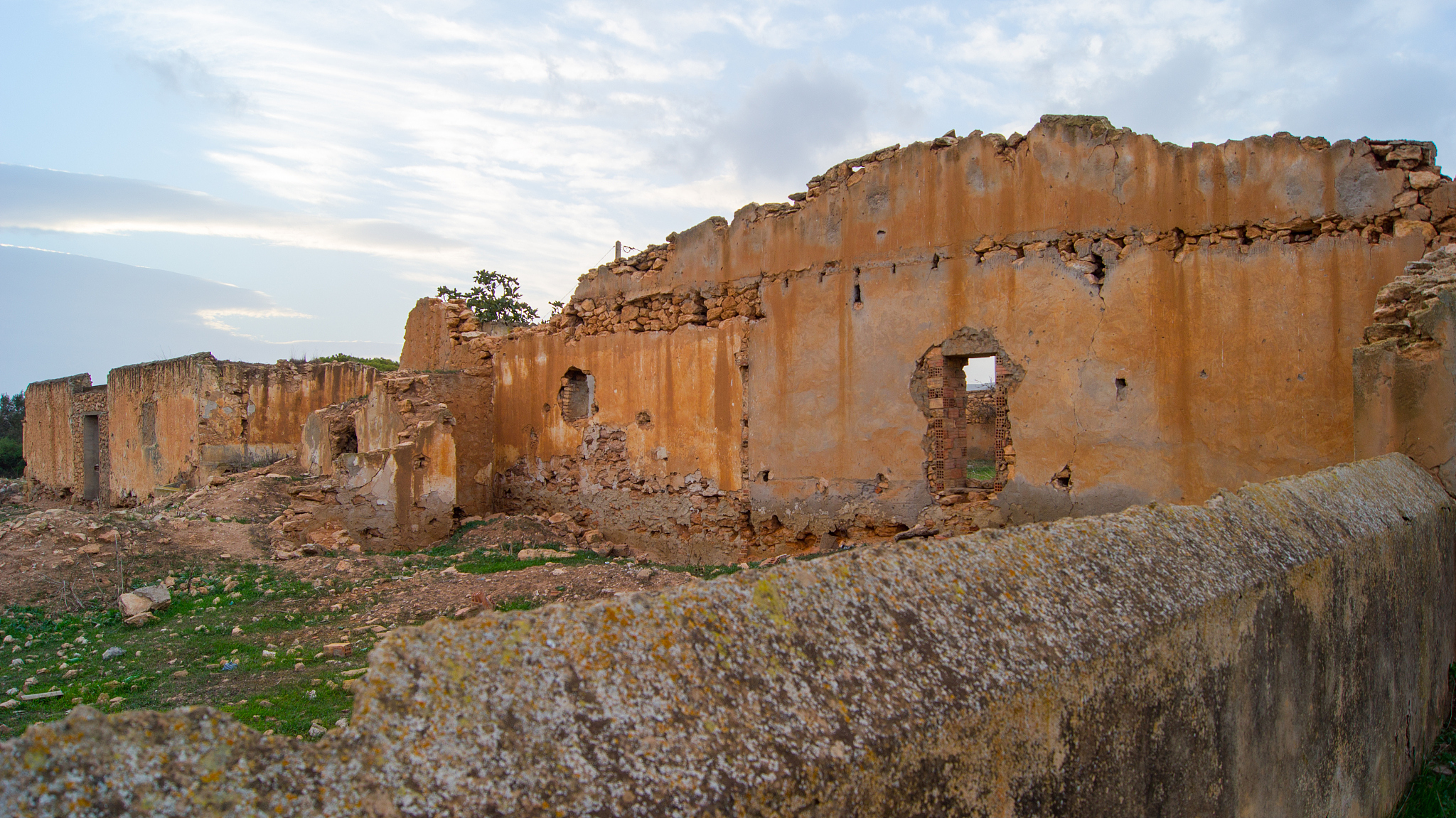 old ruins against sky
