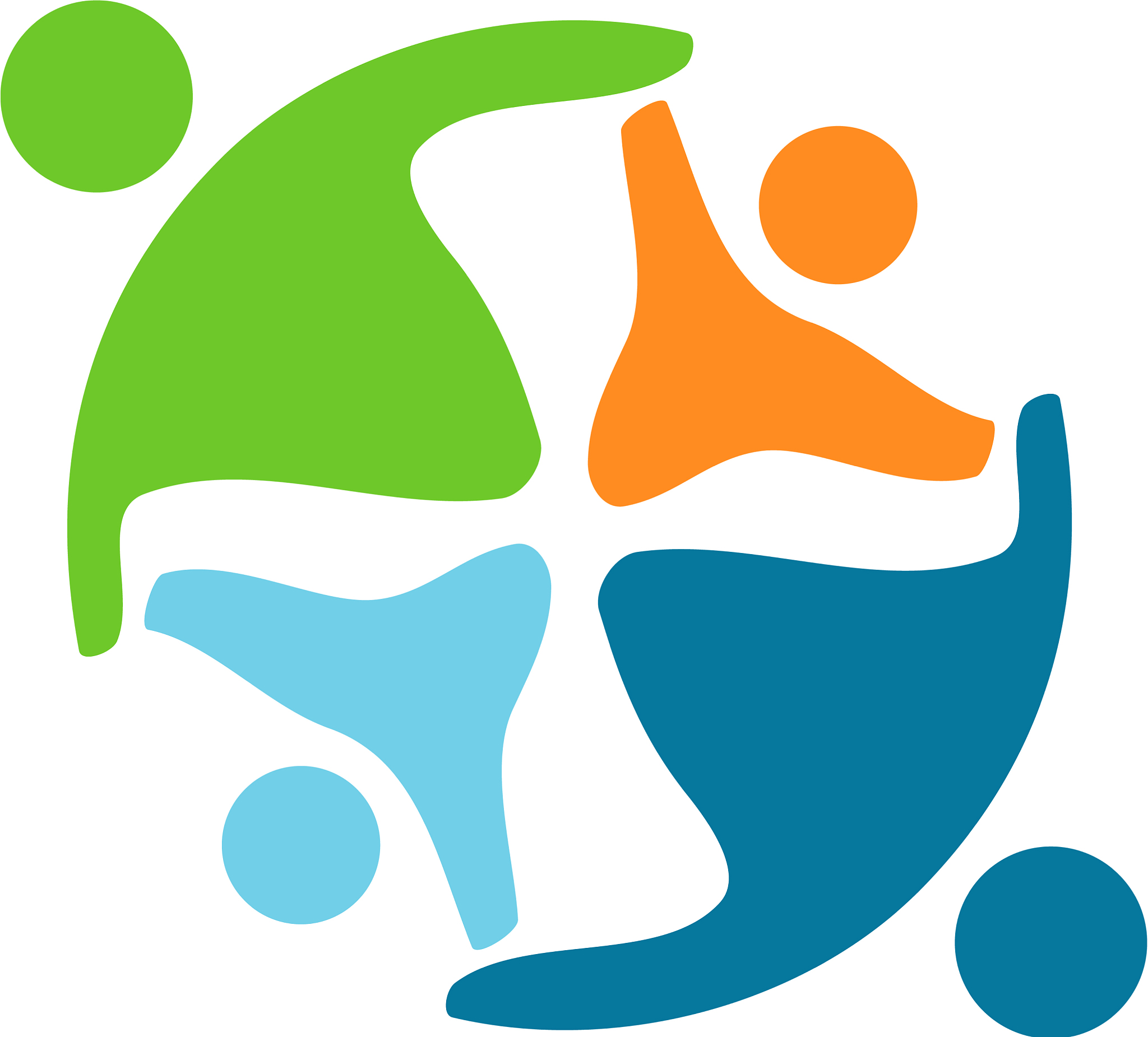 commitment teamwork together business logo