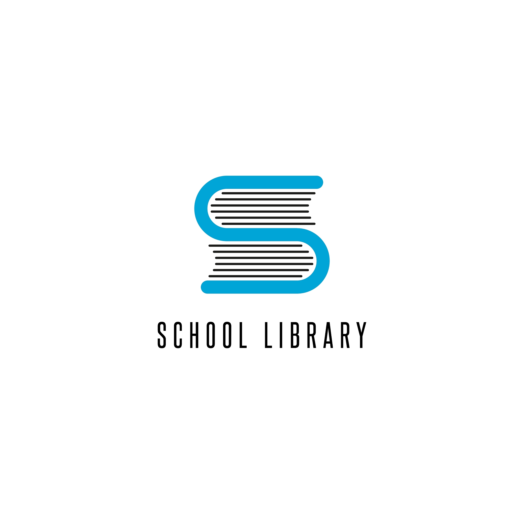 book logo store library read club s letter icon