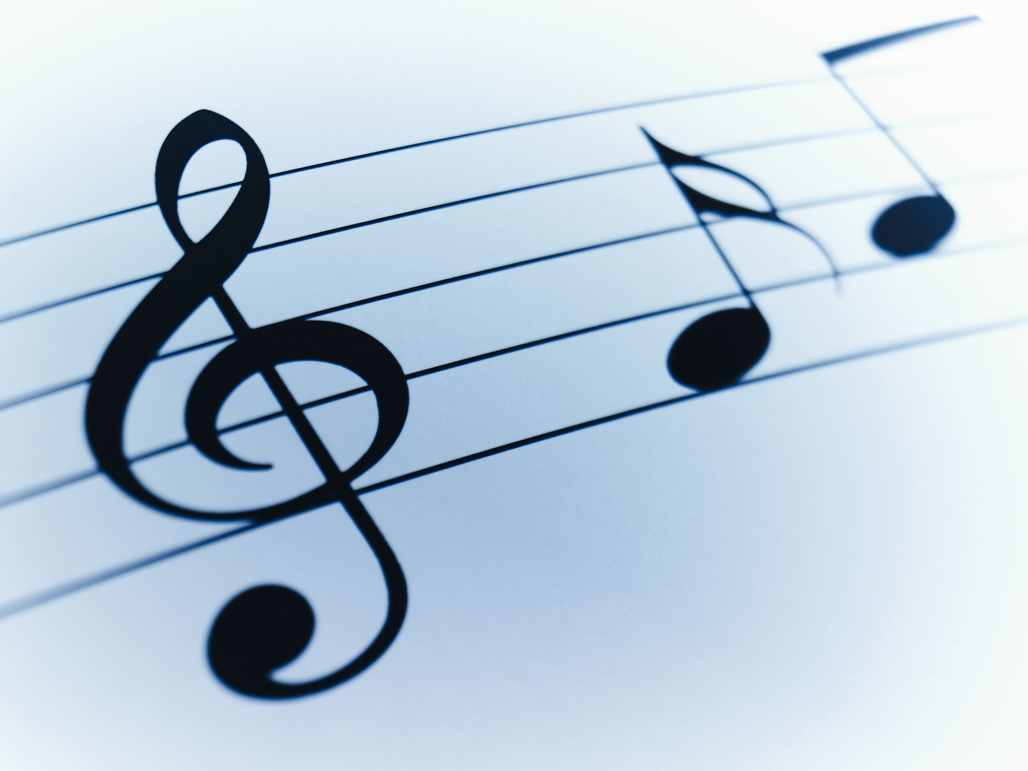 treble clef and notes