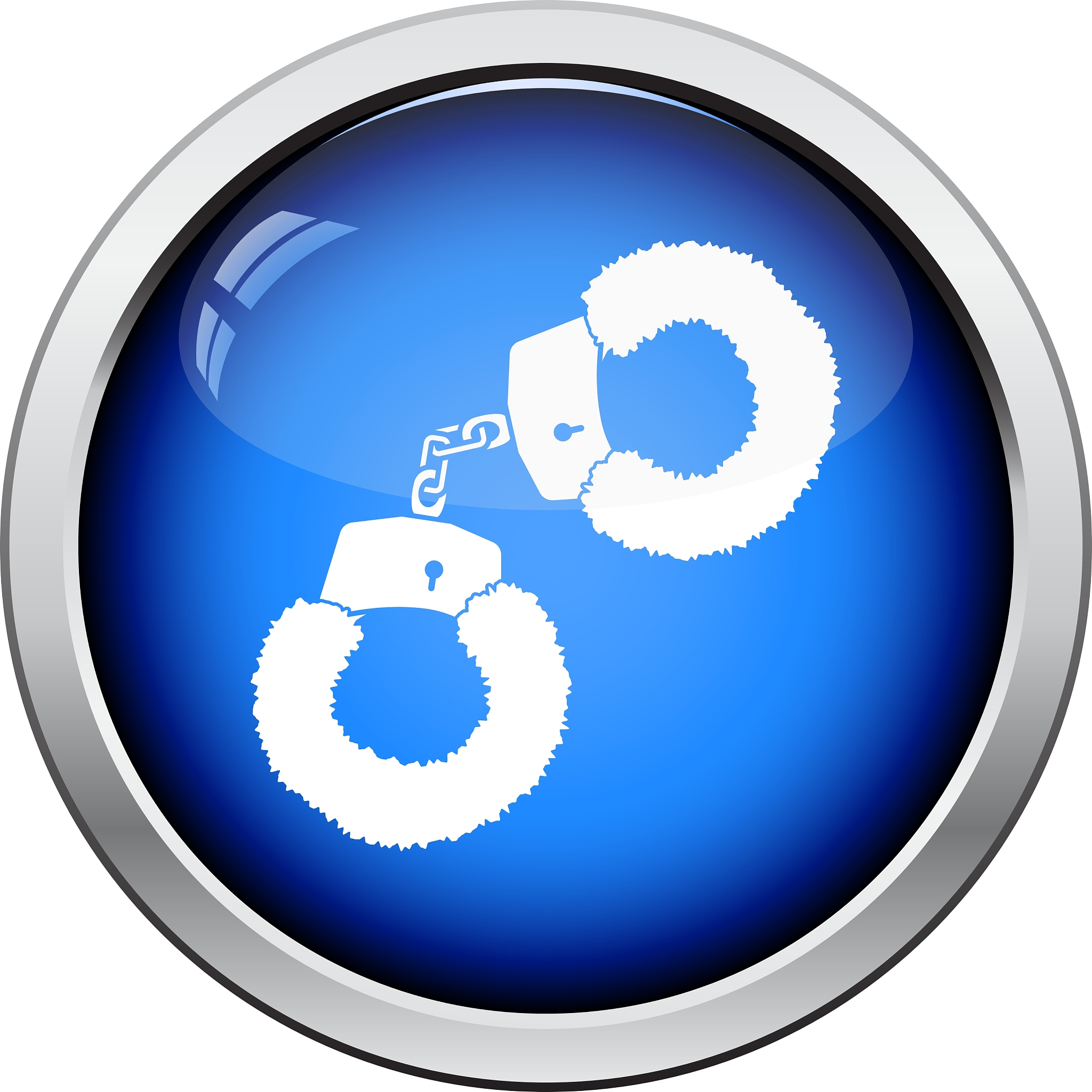 sex handcuffs with fur icon