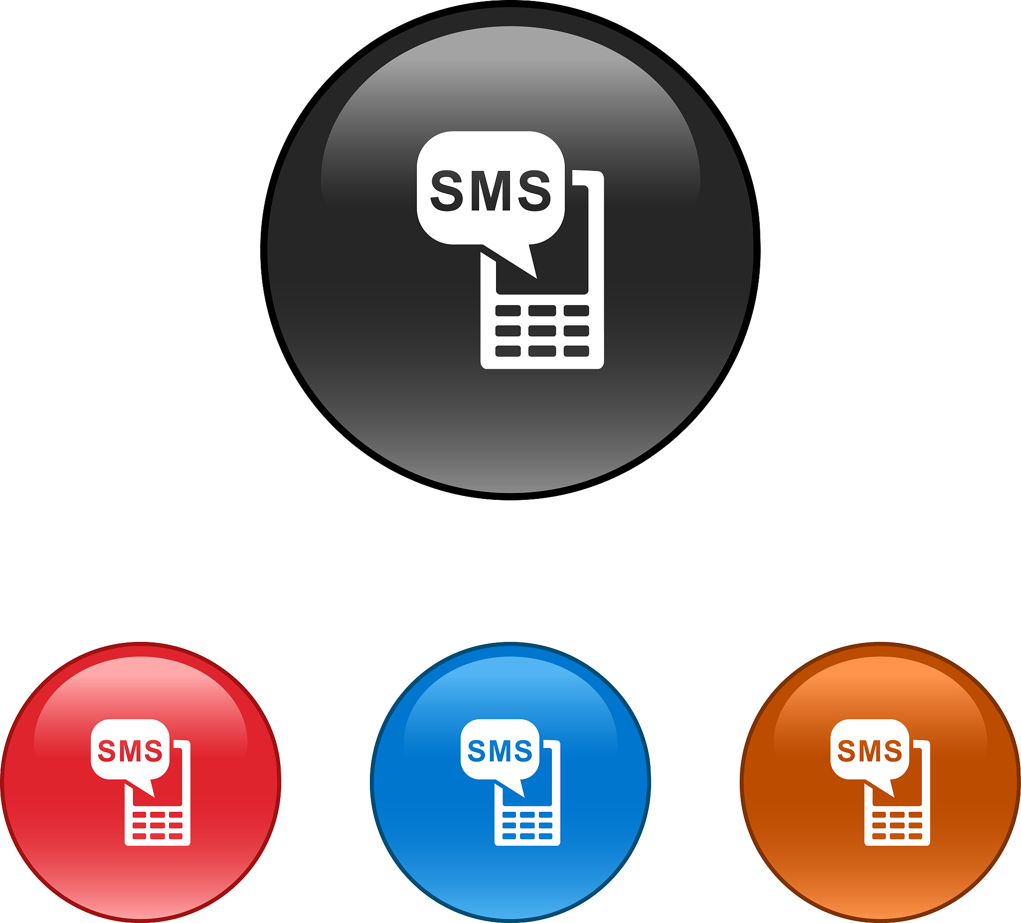 mobile phone icons