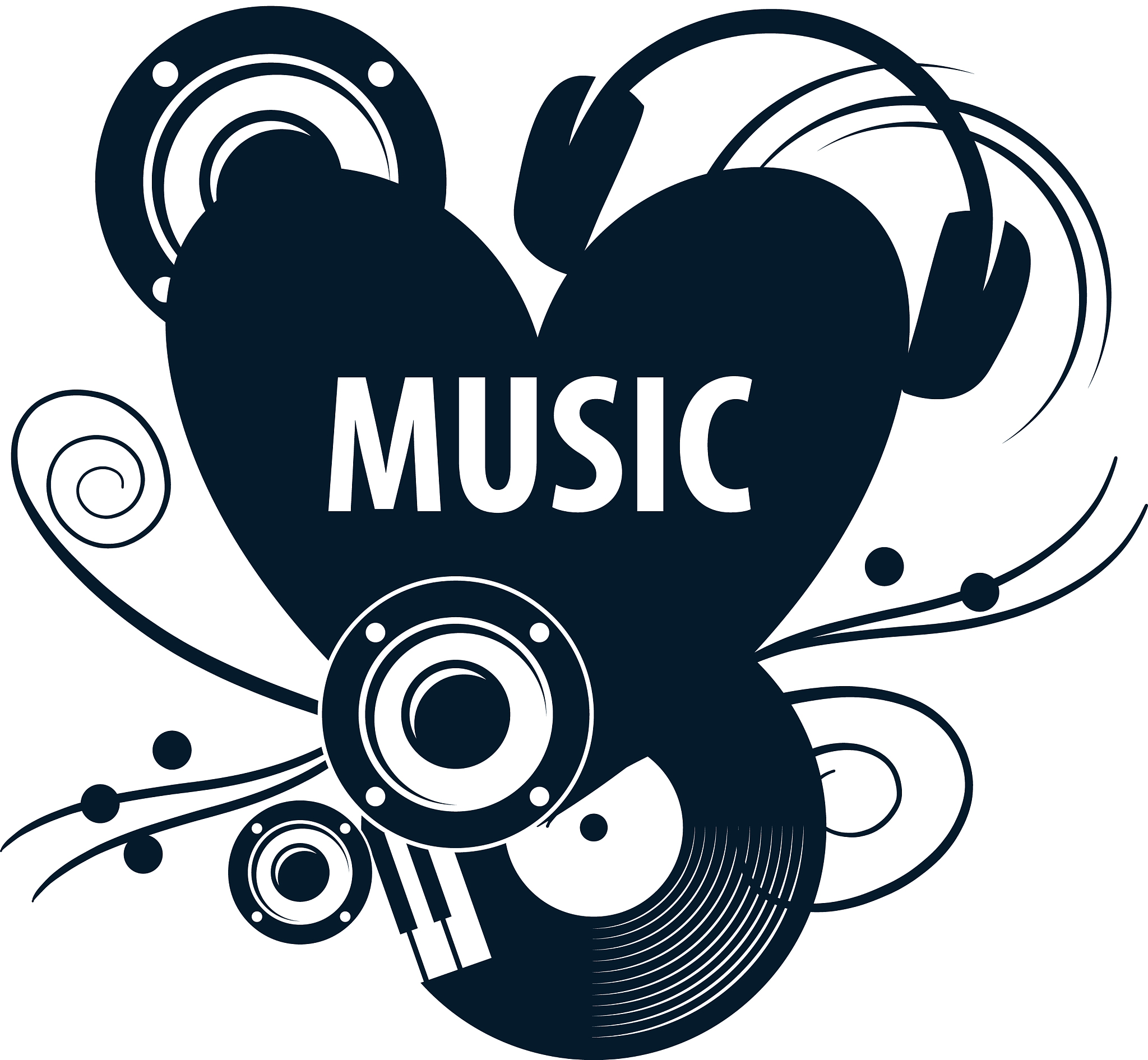 logo music