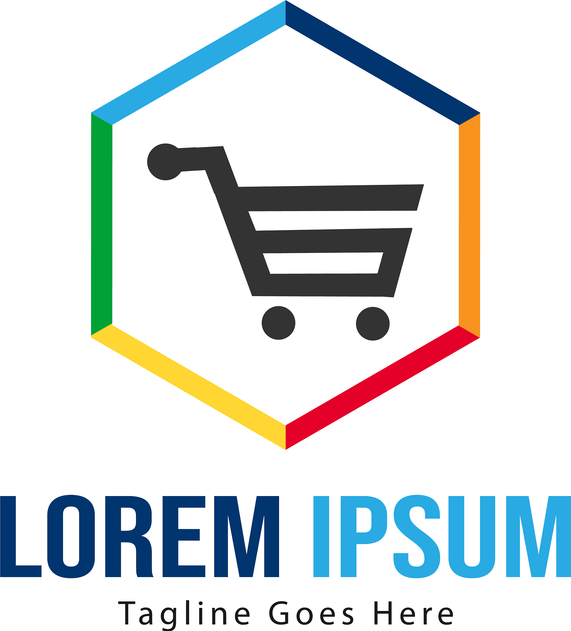 shopping logo template design shopping logo with
