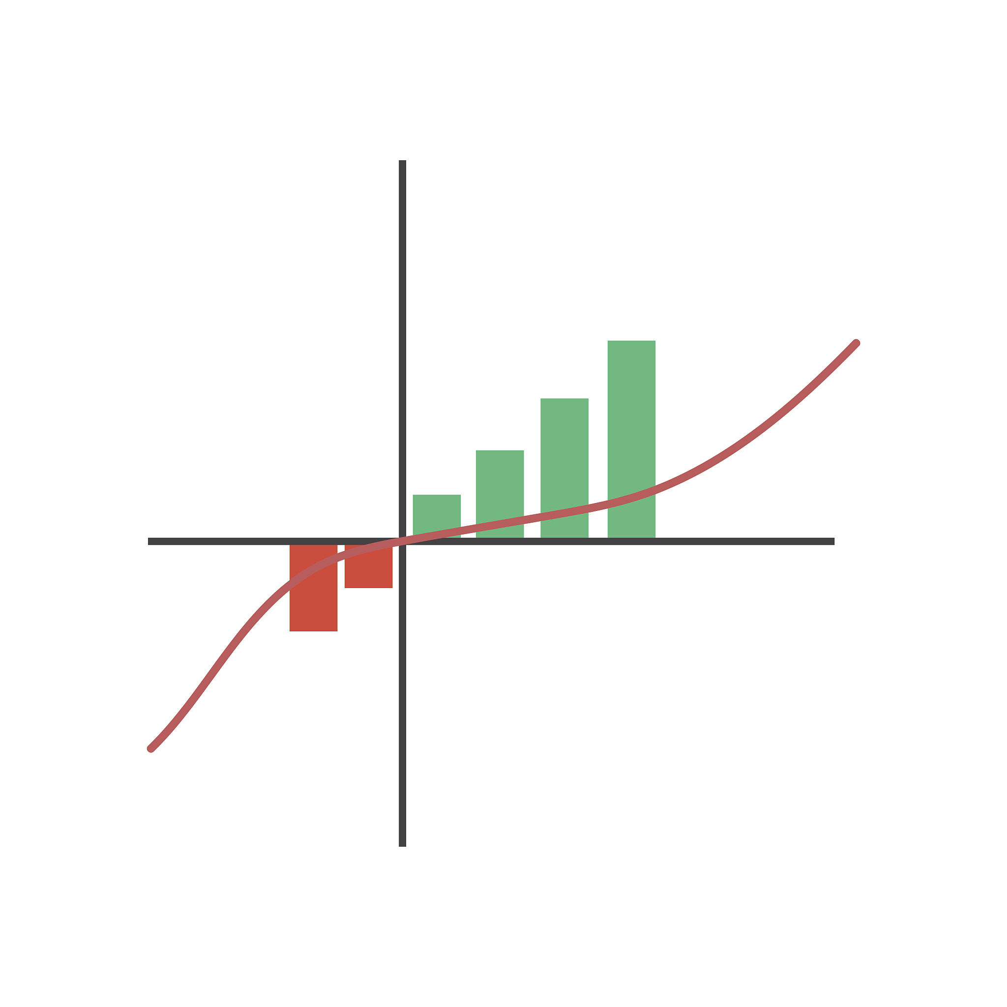 chart icon vector