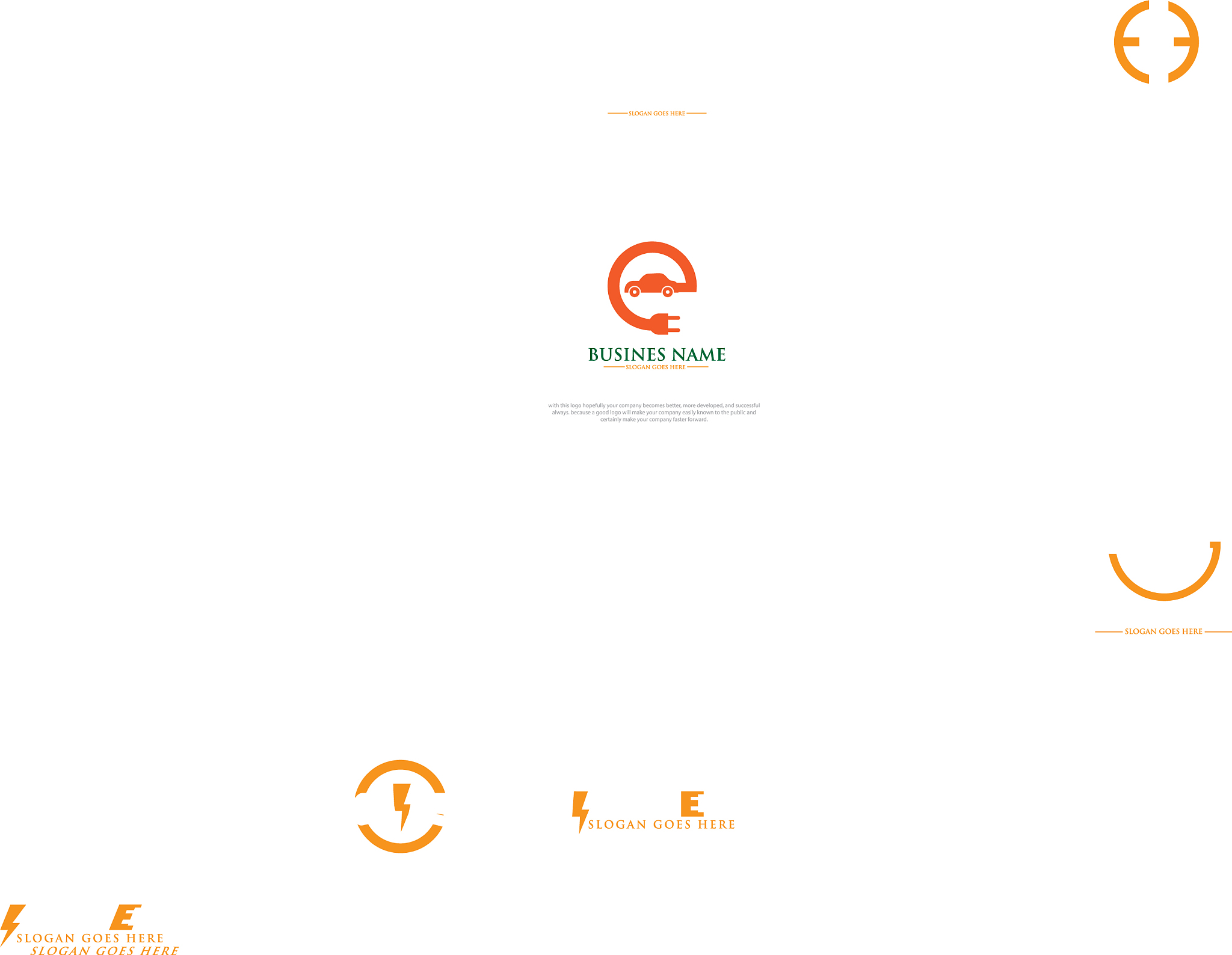 electric car logo designs