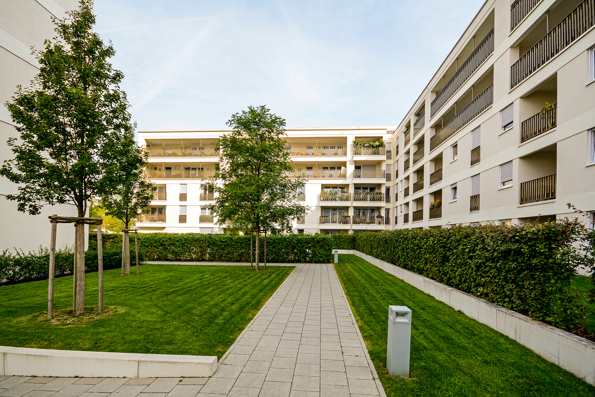 modern residential buildings, apartments in a new urban housing