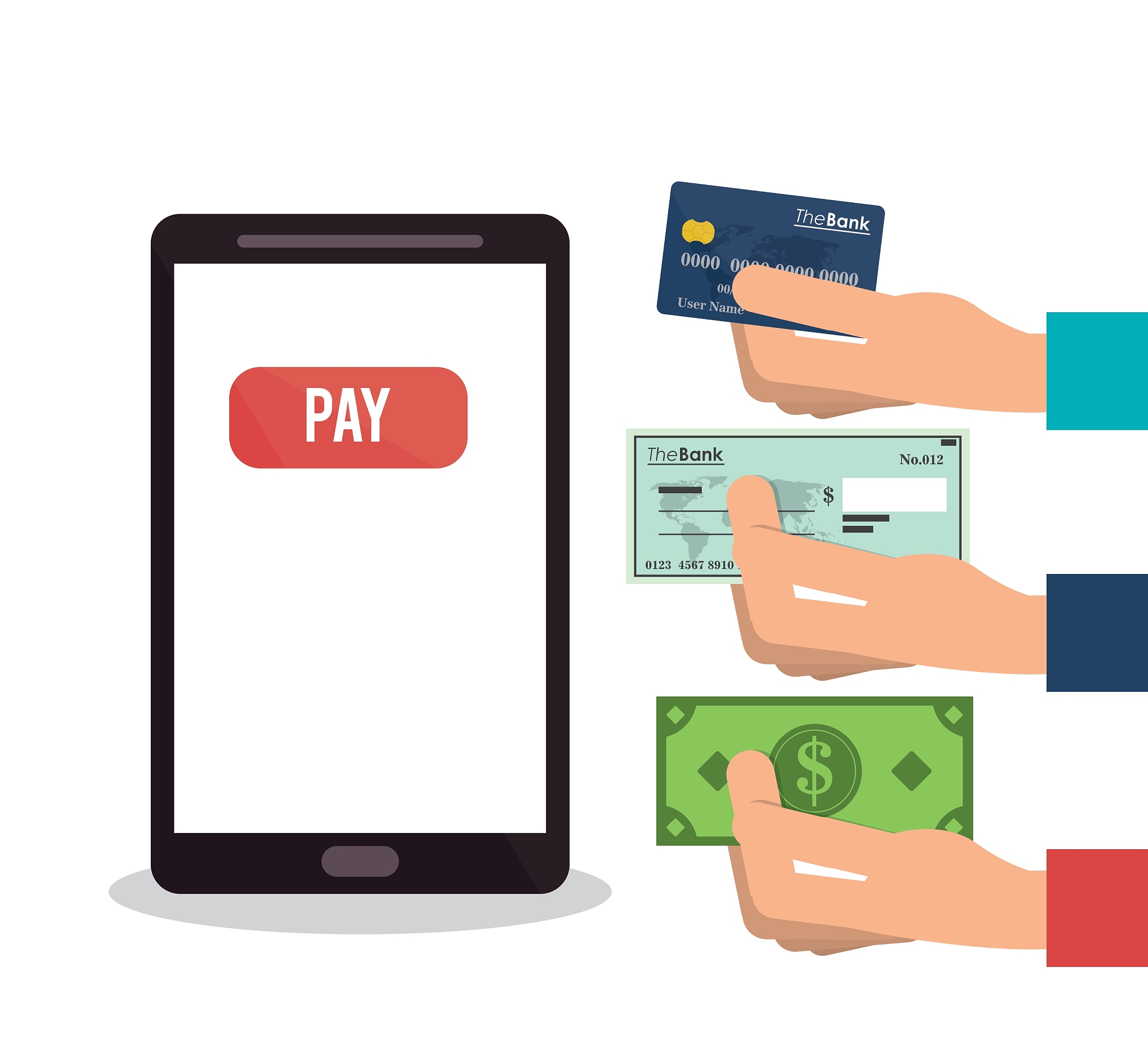 smartphone payment and shopping design