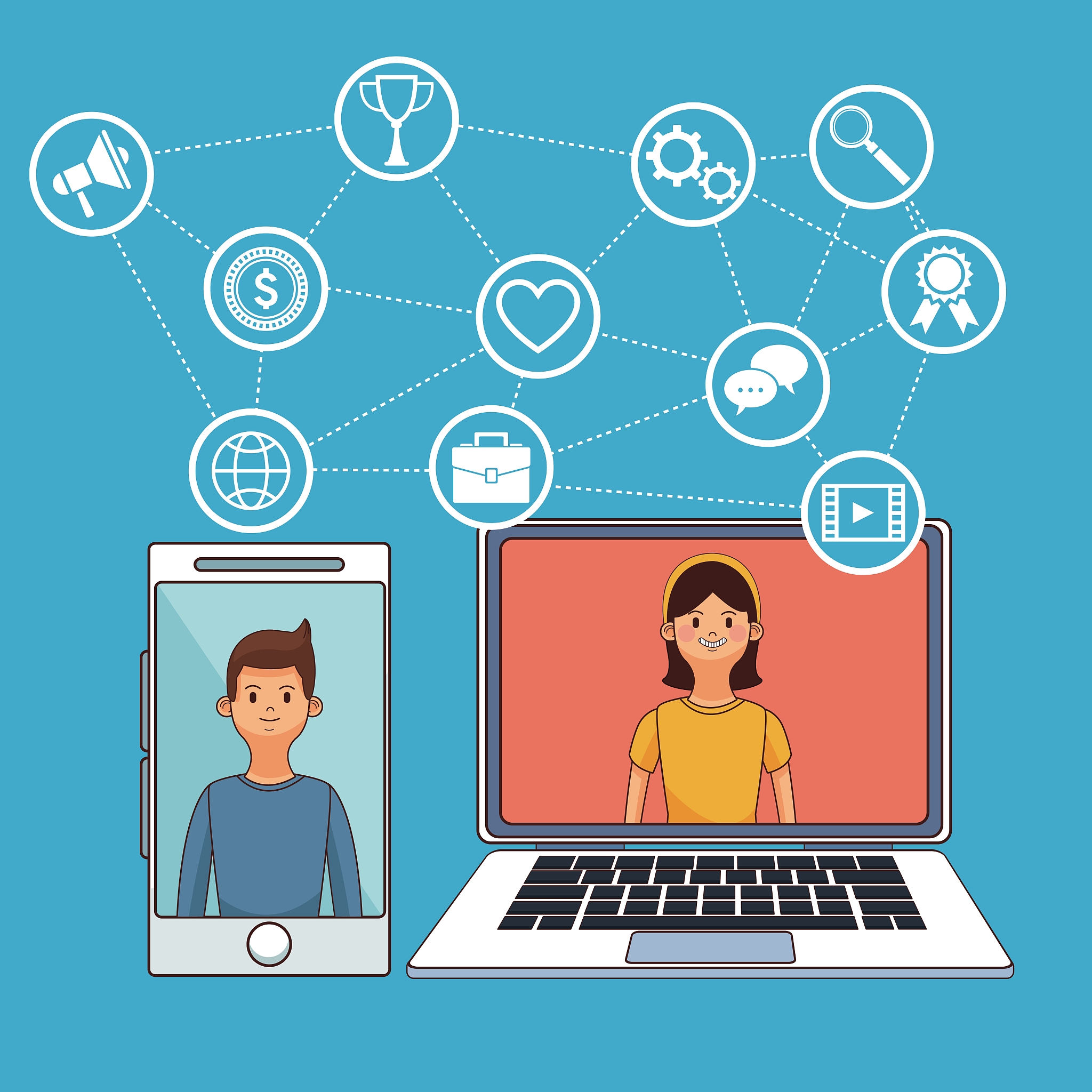 social network and people