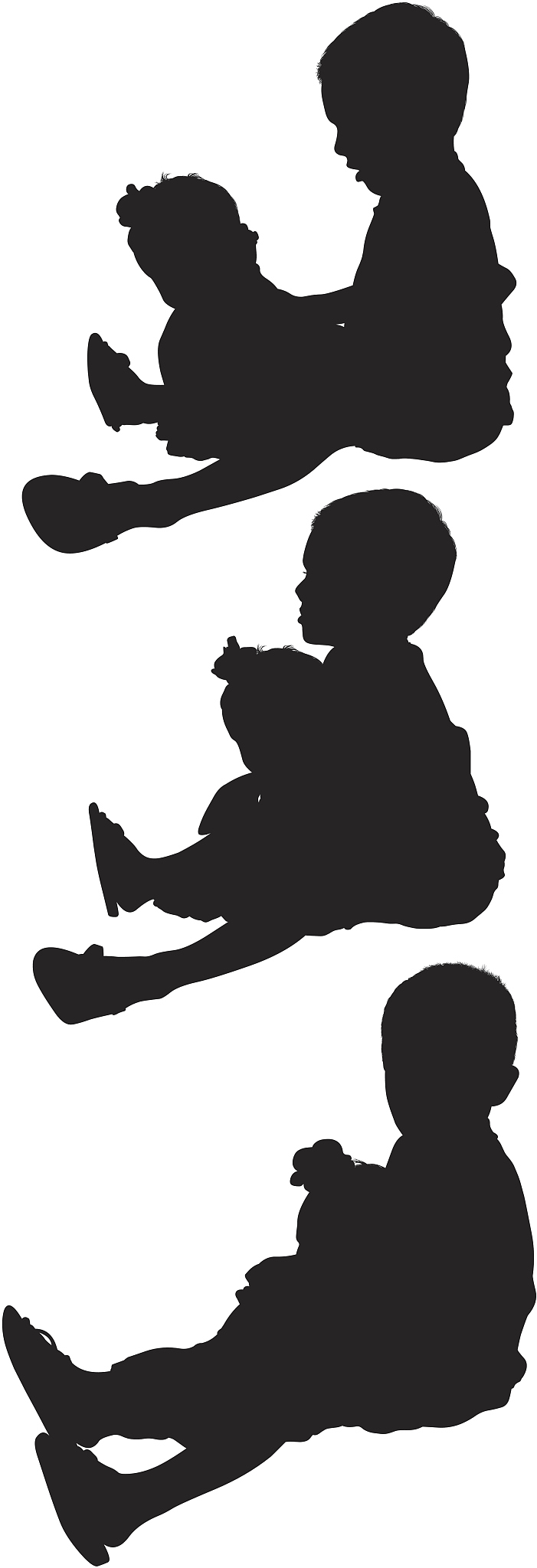 multiple images of children