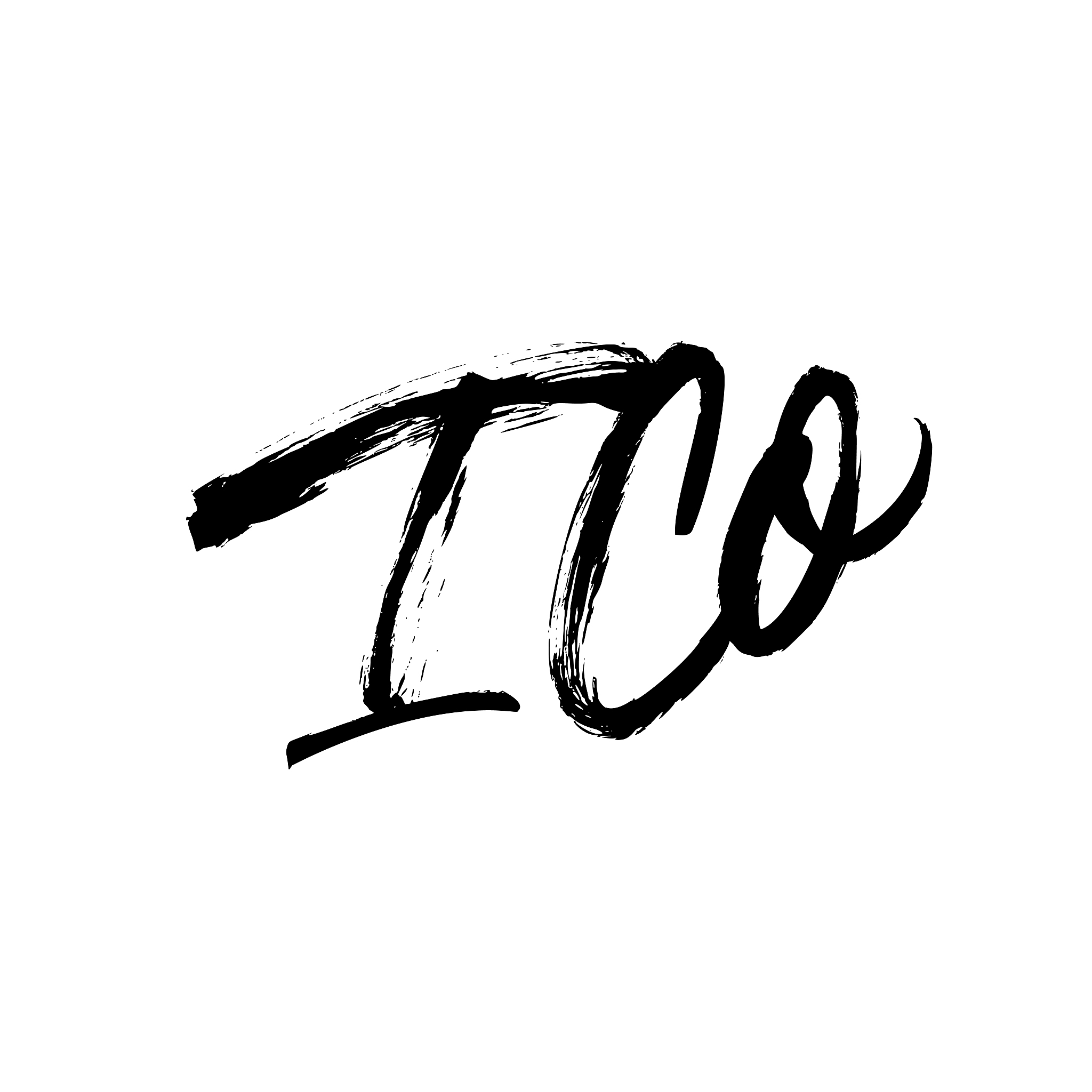 ico phrase. hand drawn brush style modern calligraphy.