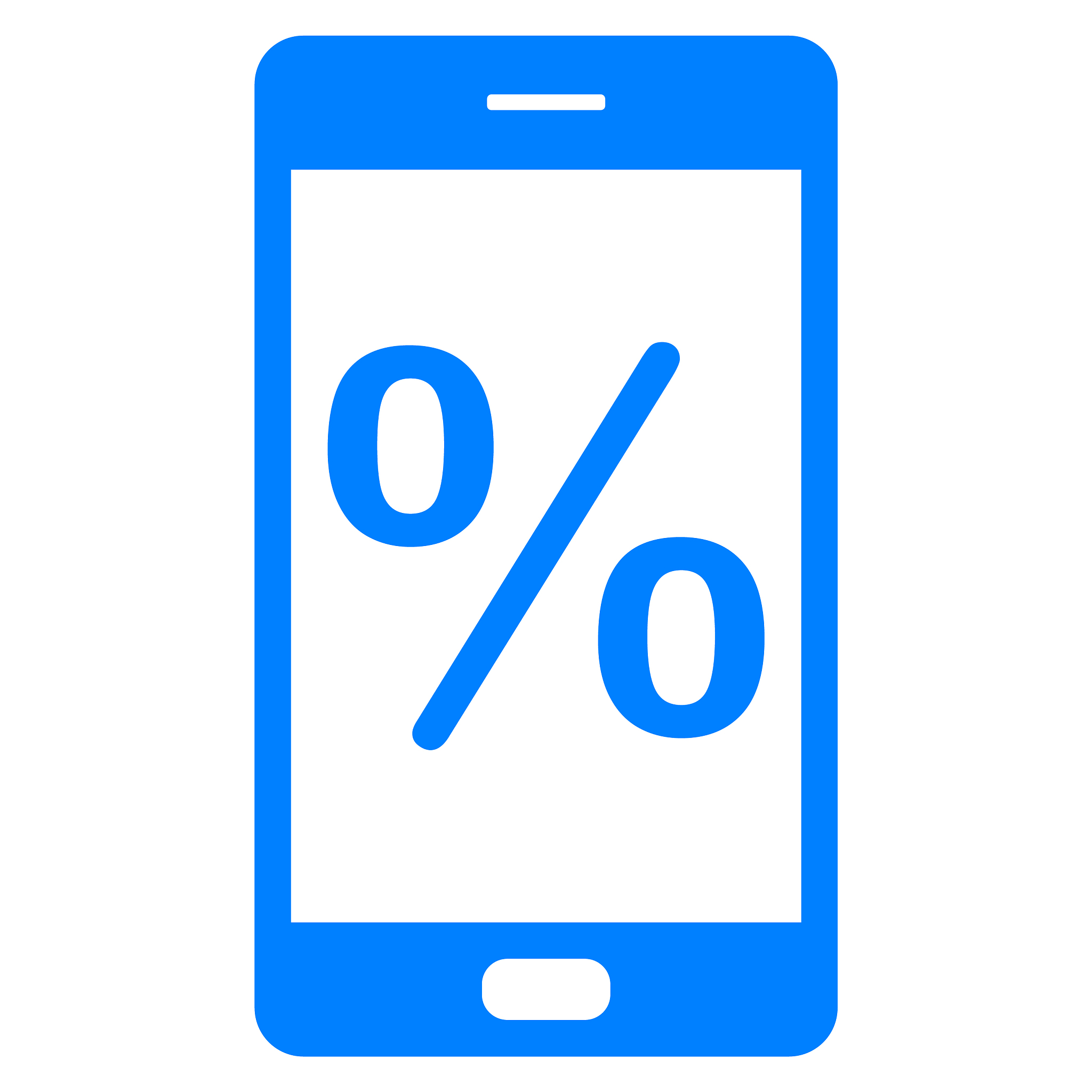 percent and smartphone