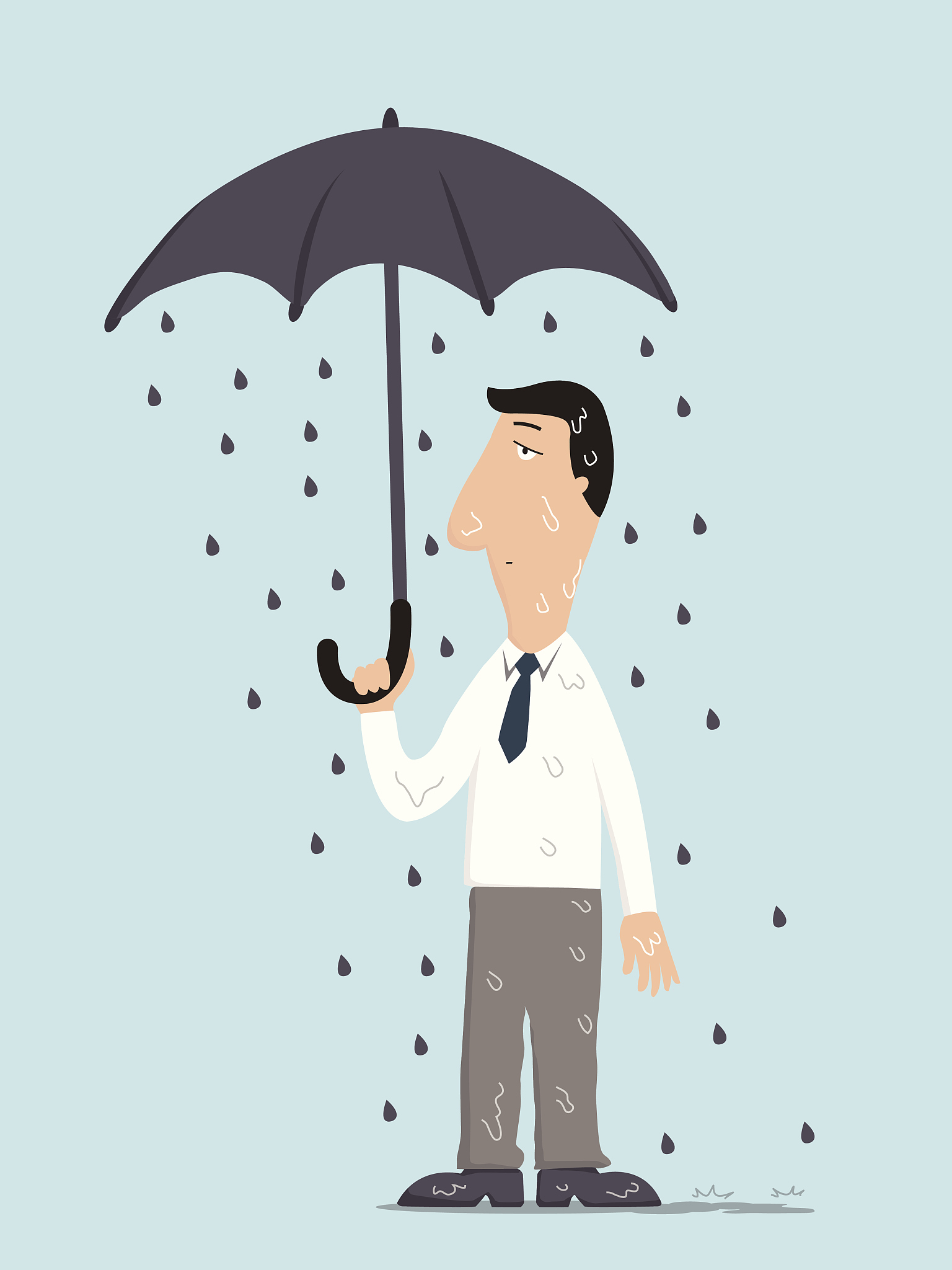 对方说今天下雨没去乡里在公司该如何高情商回